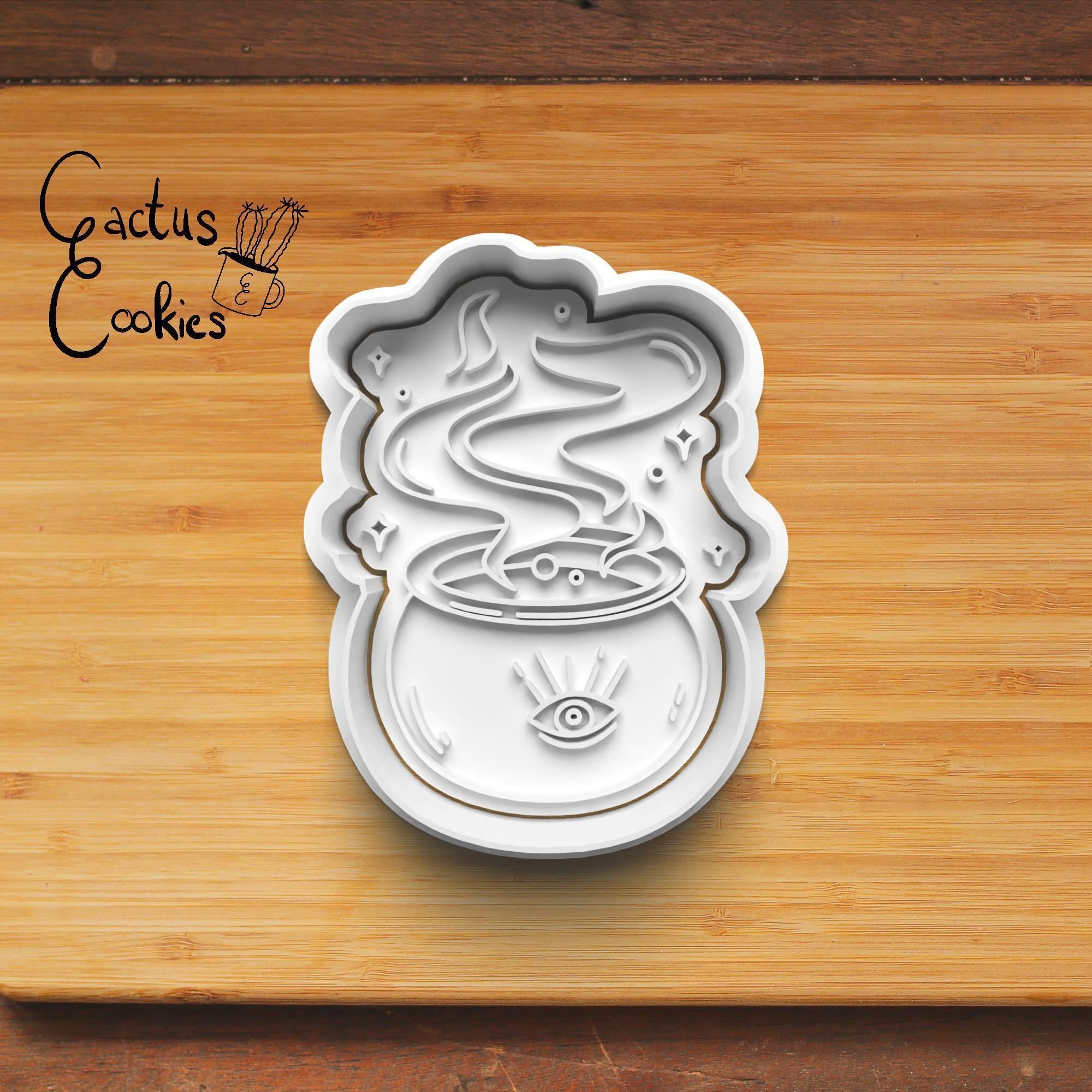 Halloween Witch Cookie Cutter Stl File for 3d Printer 0079 3D print model_2