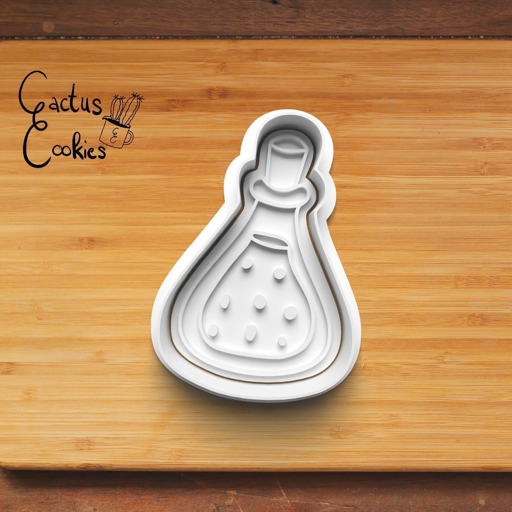 Halloween Witch Cookie Cutter Stl File for 3d Printer 0038 3D print model_2