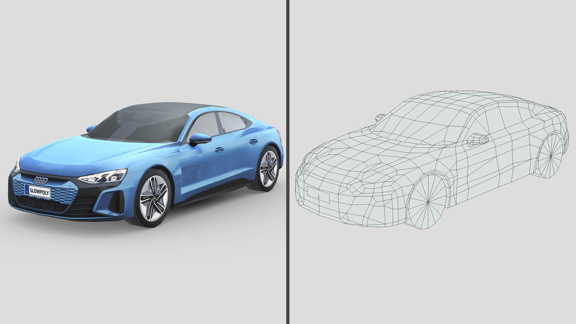 Low-Poly Car Pack 004 - Performance Powerhouses 3D Model Collection_3