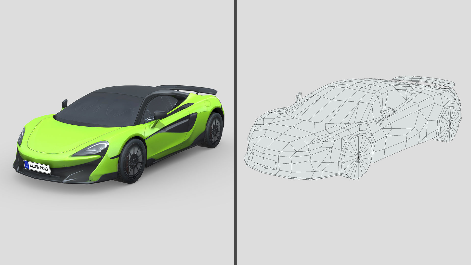Low-Poly Car Pack 004 - Performance Powerhouses 3D Model Collection_5