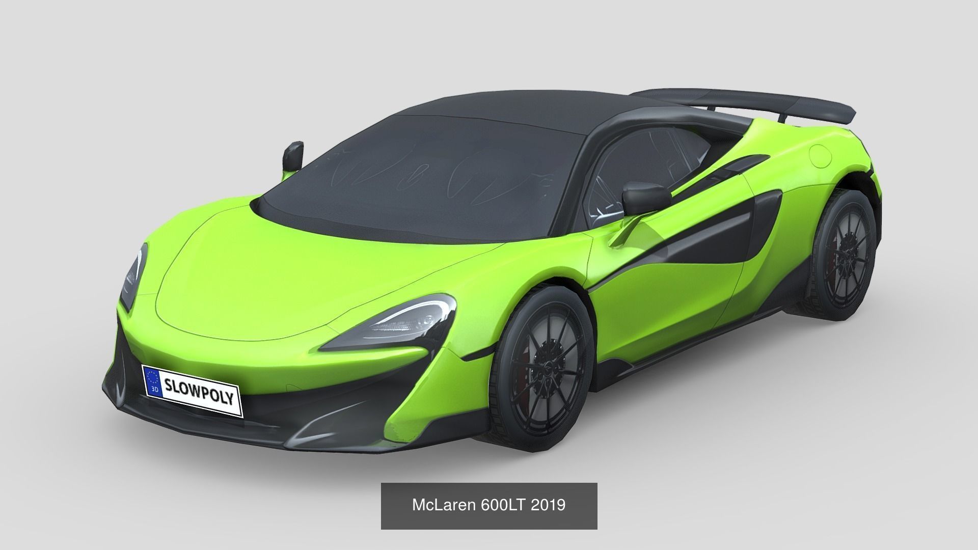 Low-Poly Car Pack 004 - Performance Powerhouses 3D Model Collection_10