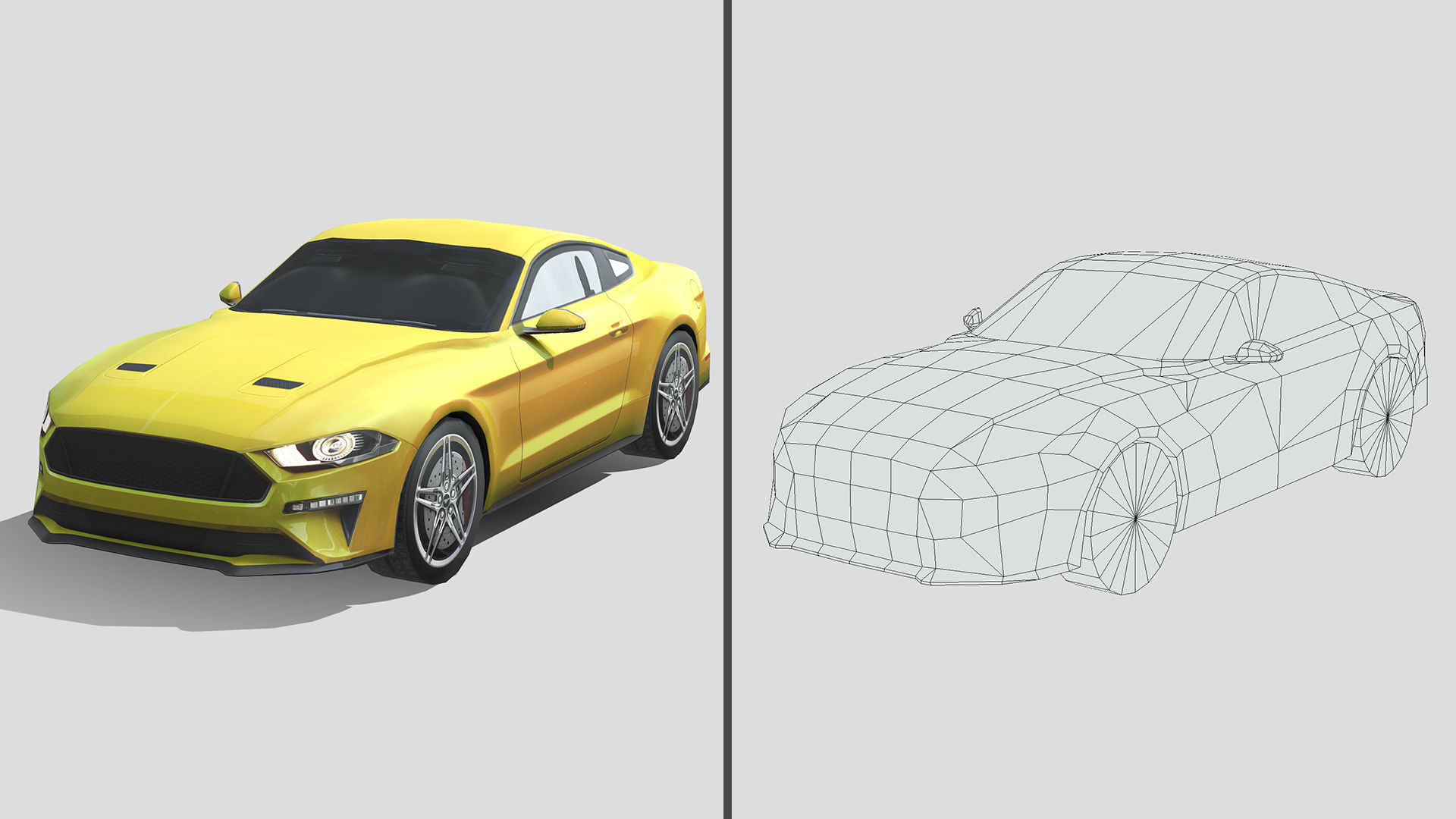 Low-Poly Car Pack 004 - Performance Powerhouses 3D Model Collection_13