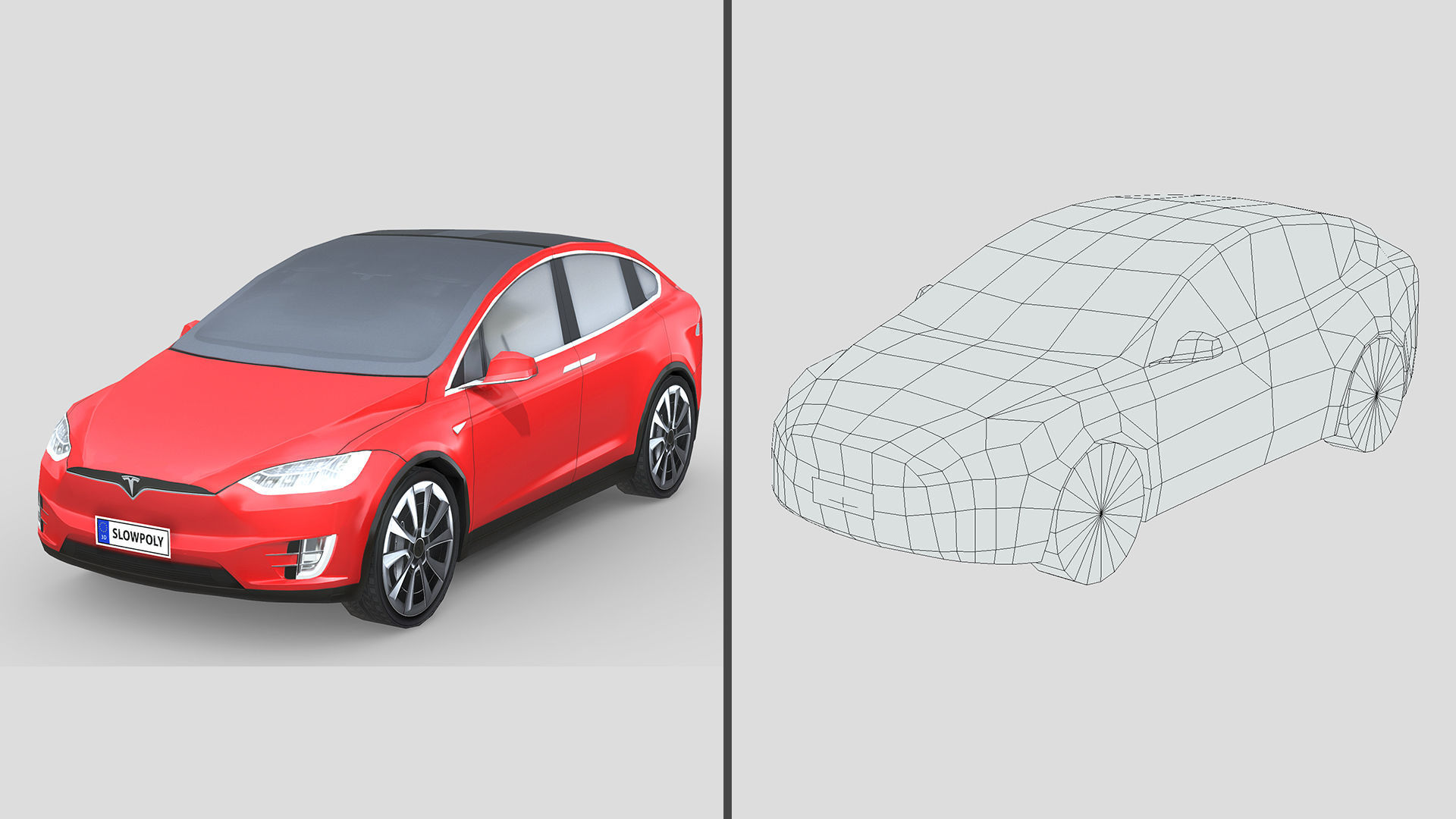 Low-Poly Car Pack 004 - Performance Powerhouses 3D Model Collection_7