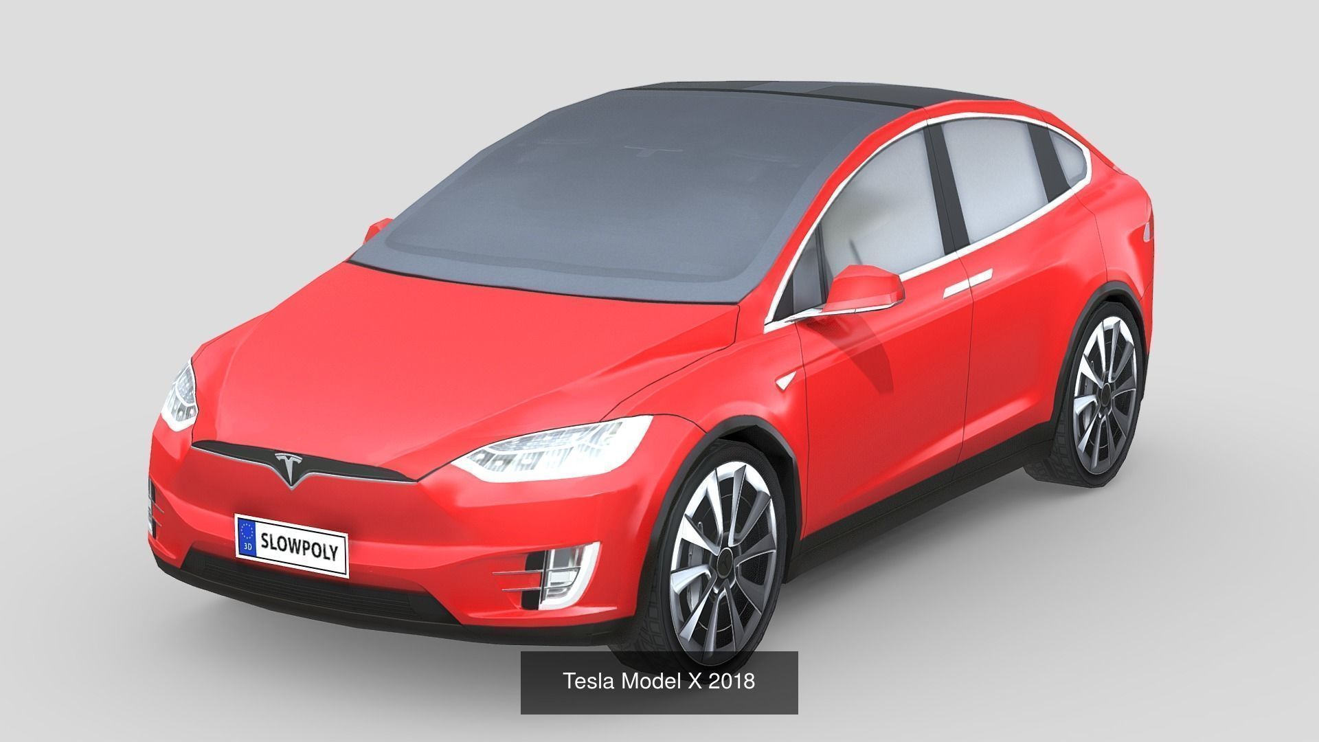 Low-Poly Car Pack 004 - Performance Powerhouses 3D Model Collection_12