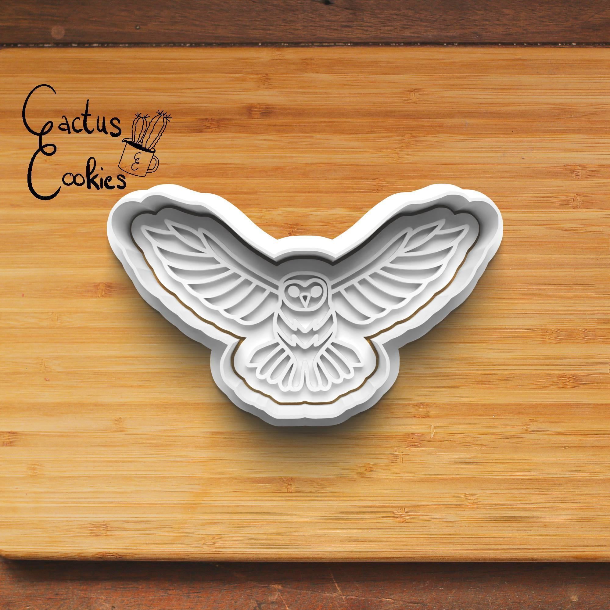 Owl Cookie Cutter Stl File for 3d Printer 0434 3D print model_5