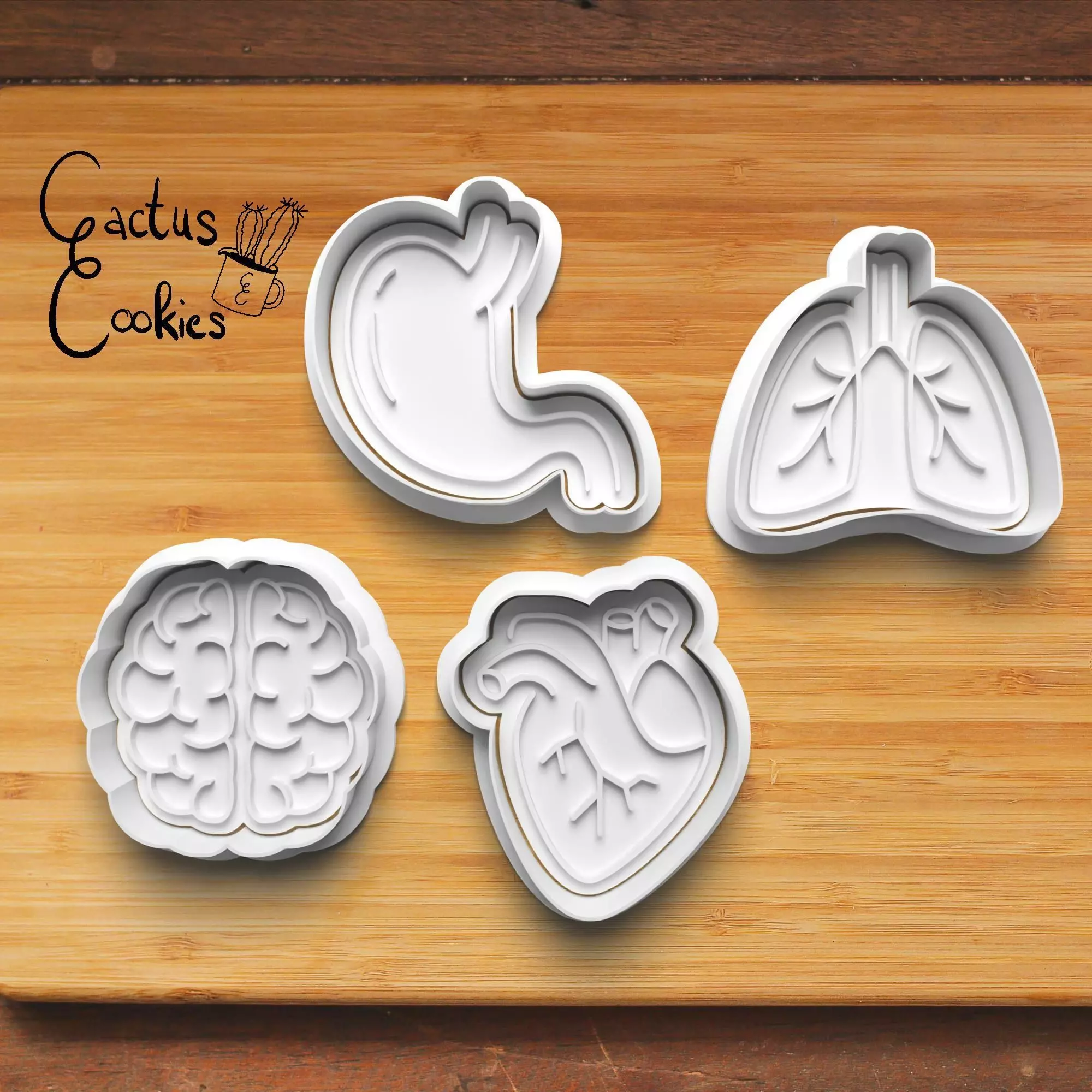 Organs Cookie Cutter Stl File for 3d Printer 0392 3D print model_0
