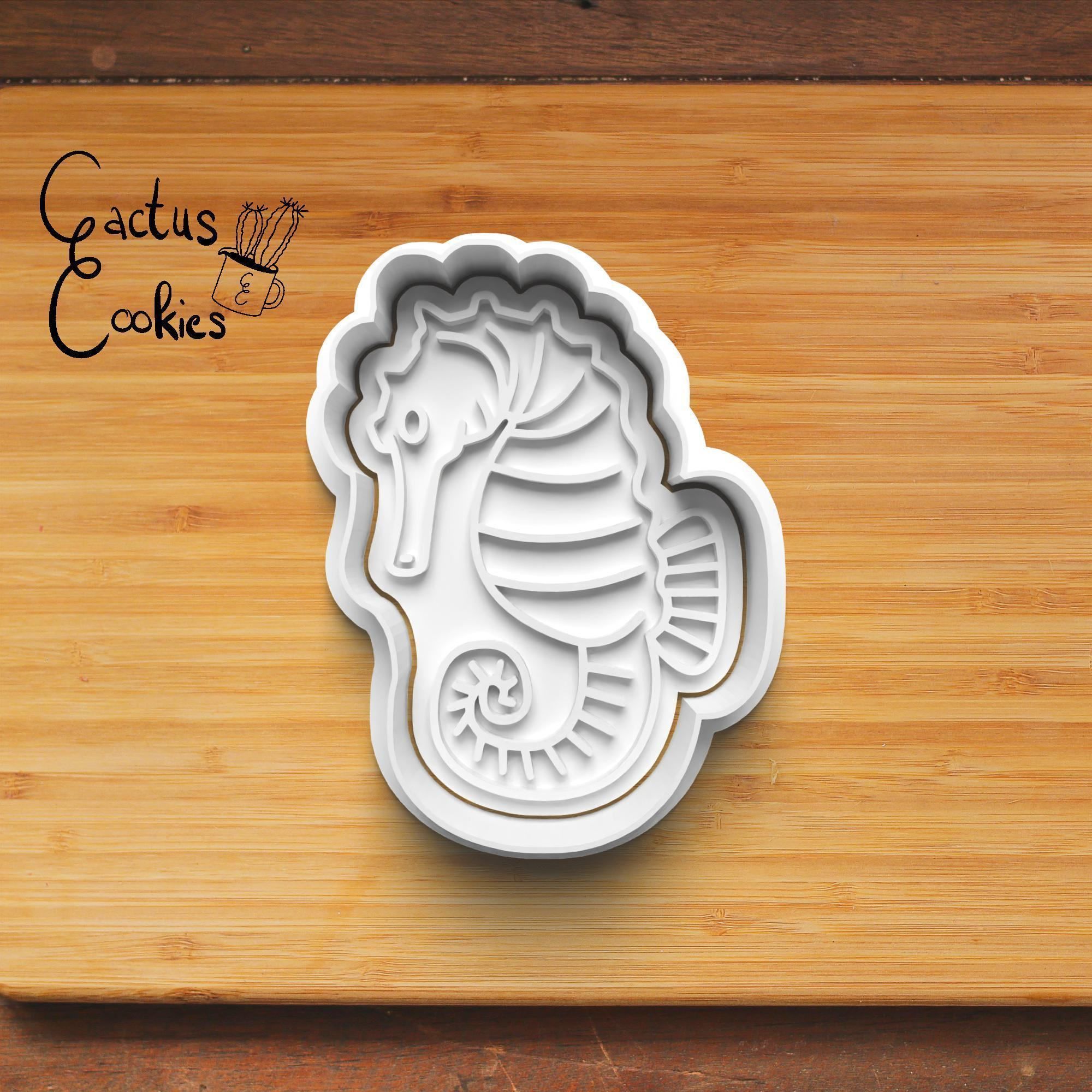 Ocean Set Cookie Cutter Stl File for 3d Printer 0243 3D print model_2