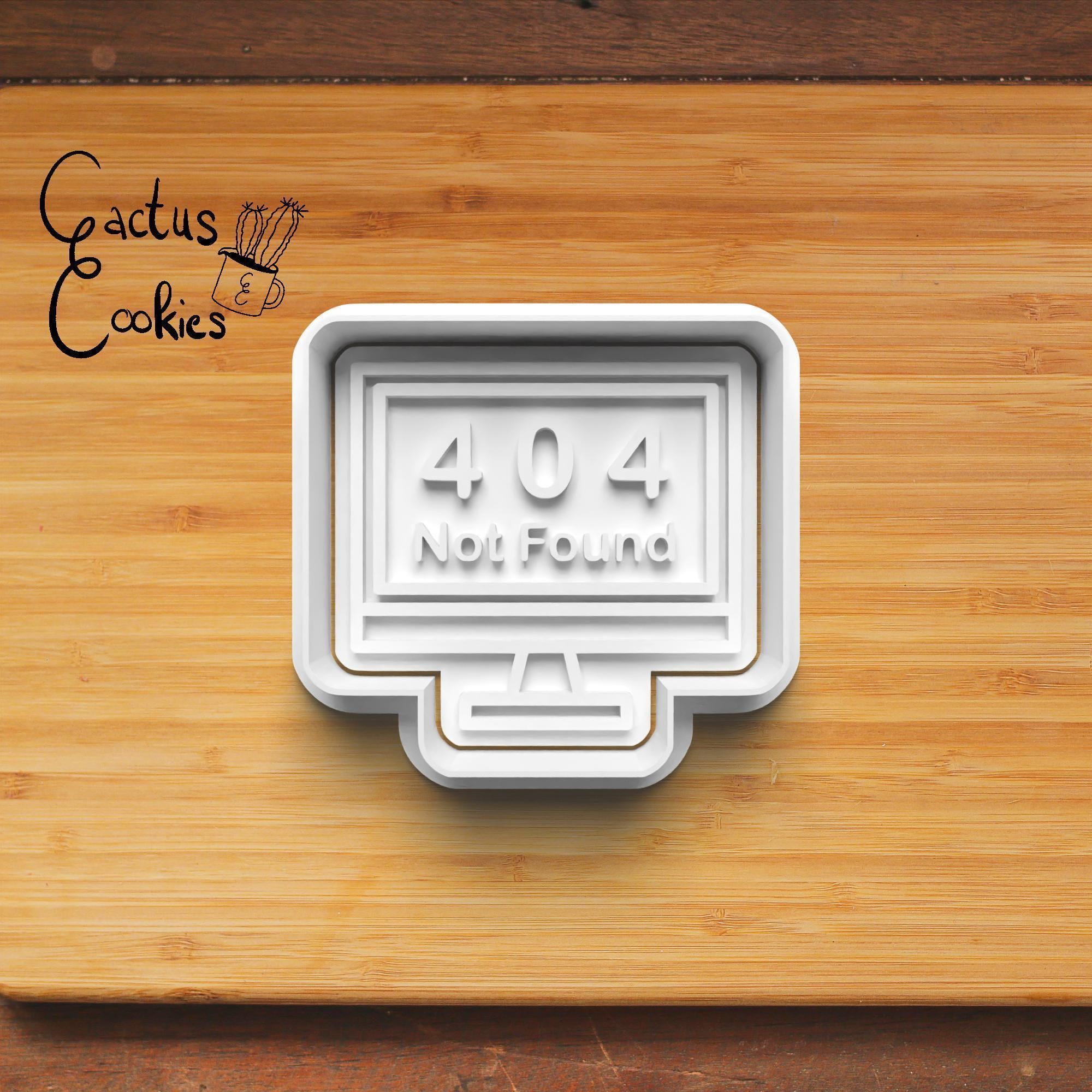 Not Found Cookie Cutter Stl File for 3d Printer 0404 3D print model_4