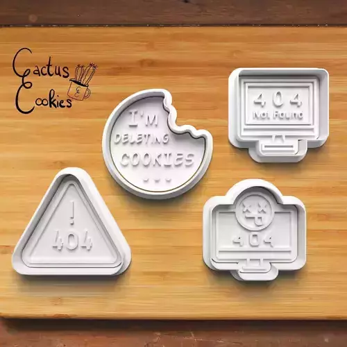 Not Found Cookie Cutter Stl File for 3d Printer 0404 3D print model Not Found Cookie Cutter Stl File for 3d Printer 0404 3D print model