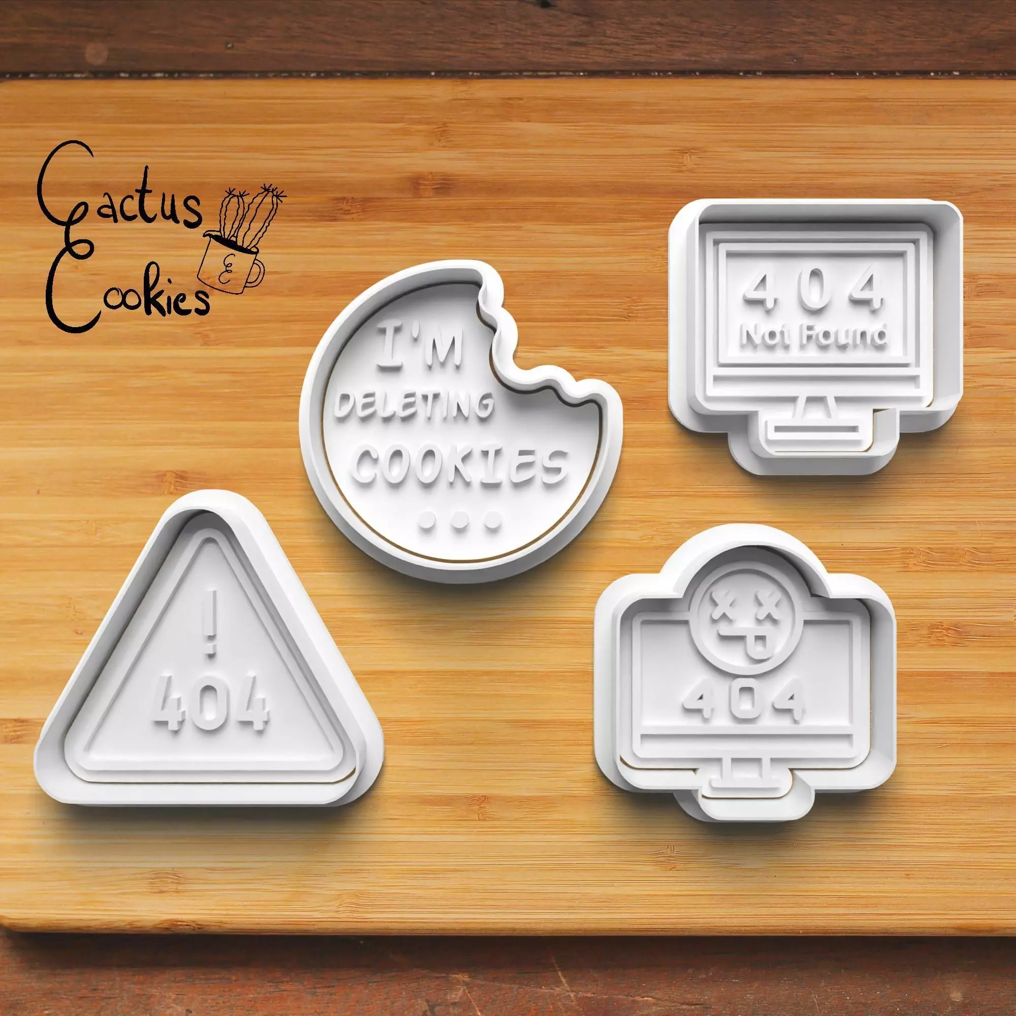 Not Found Cookie Cutter Stl File for 3d Printer 0404 3D print model_0