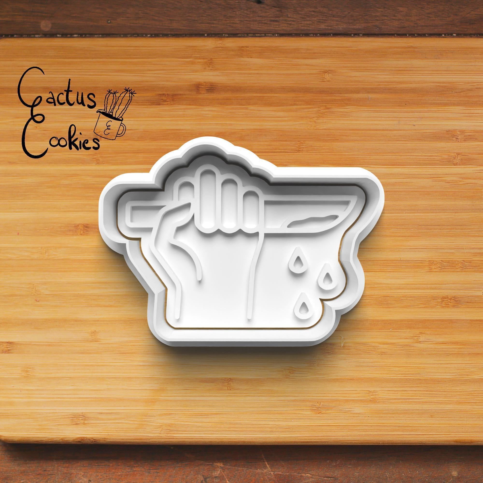 Murder Mystery Cookie Cutter Stl File for 3d Printer 0401 3D print model_4