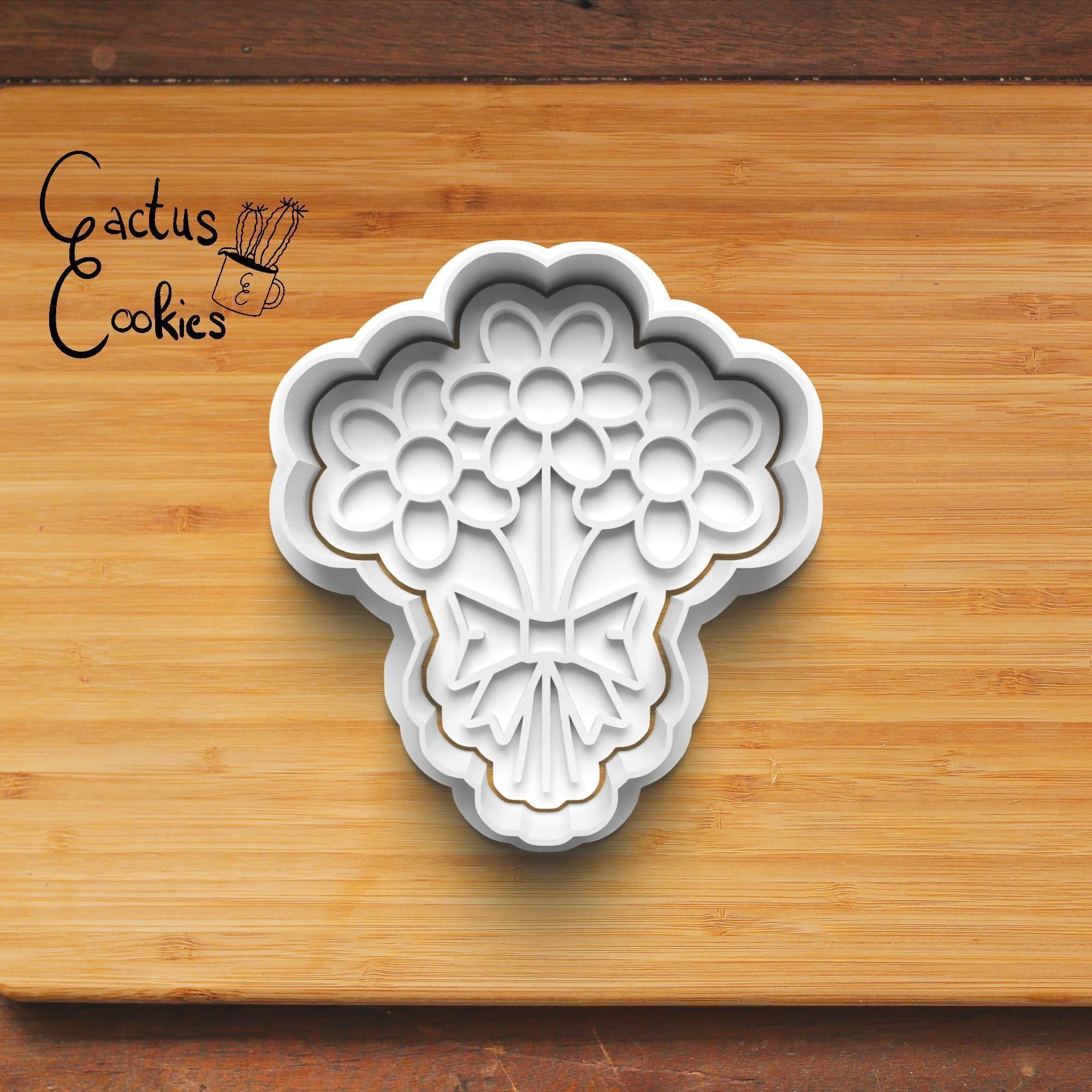 Mothers Day Cookie Cutter Stl File for 3d Printer 0324 3D print model_5