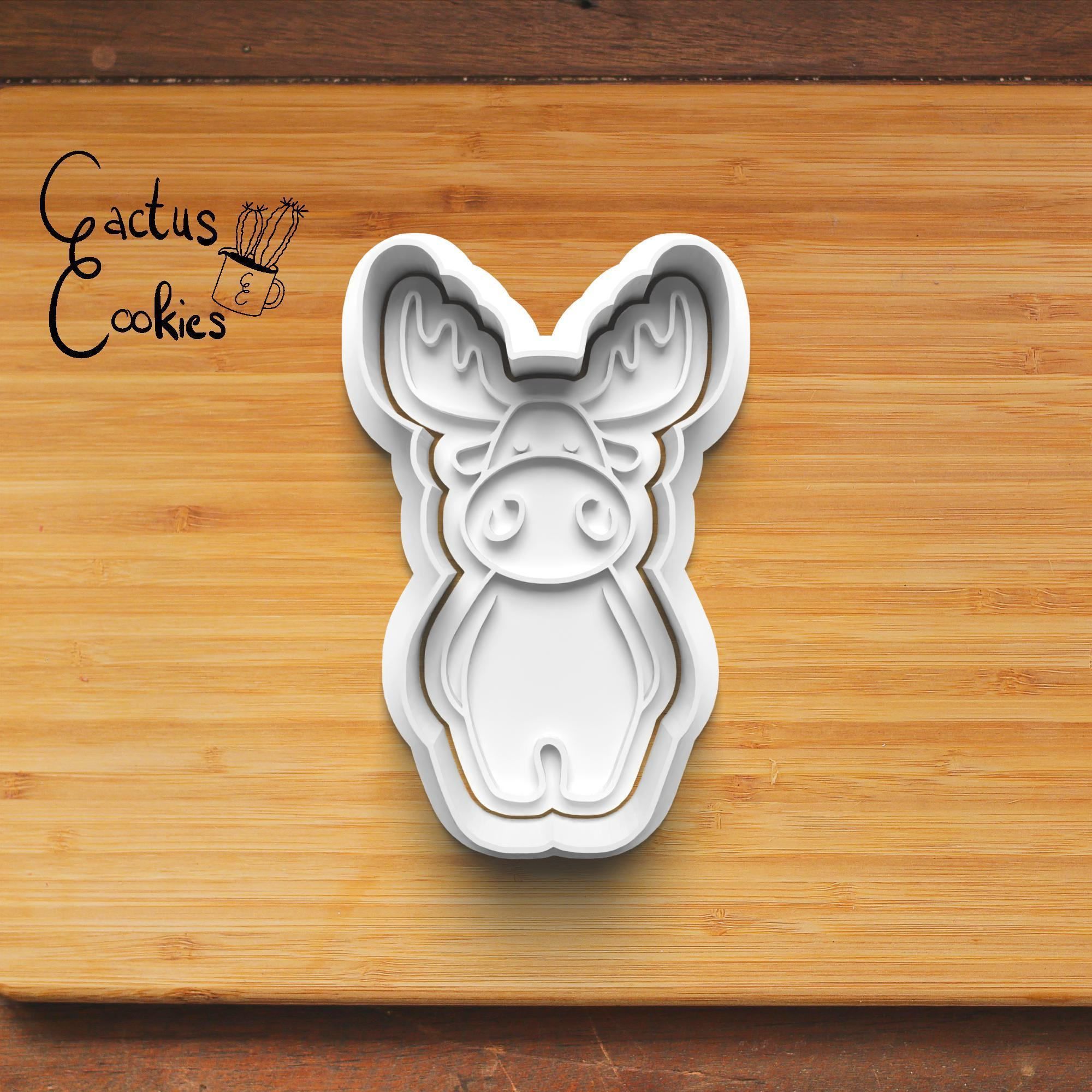 Moose Cookie Cutter Stl File for 3d Printer 0179 3D print model_5