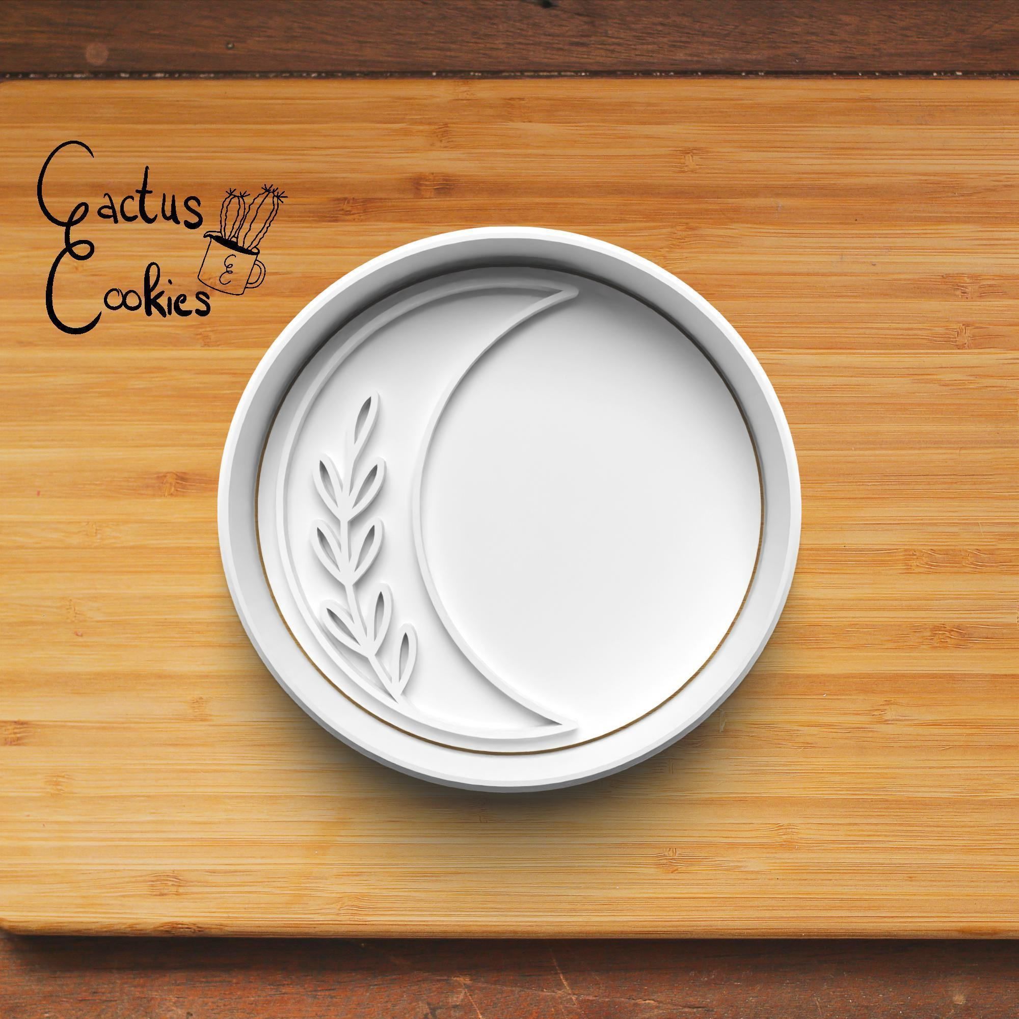 Moons Cookie Cutter Stl File for 3d Printer 0128 3D print model_3