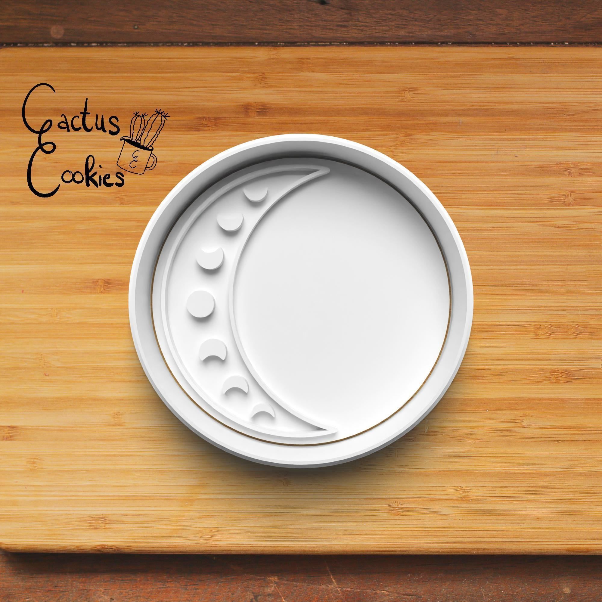 Moons Cookie Cutter Stl File for 3d Printer 0128 3D print model_5