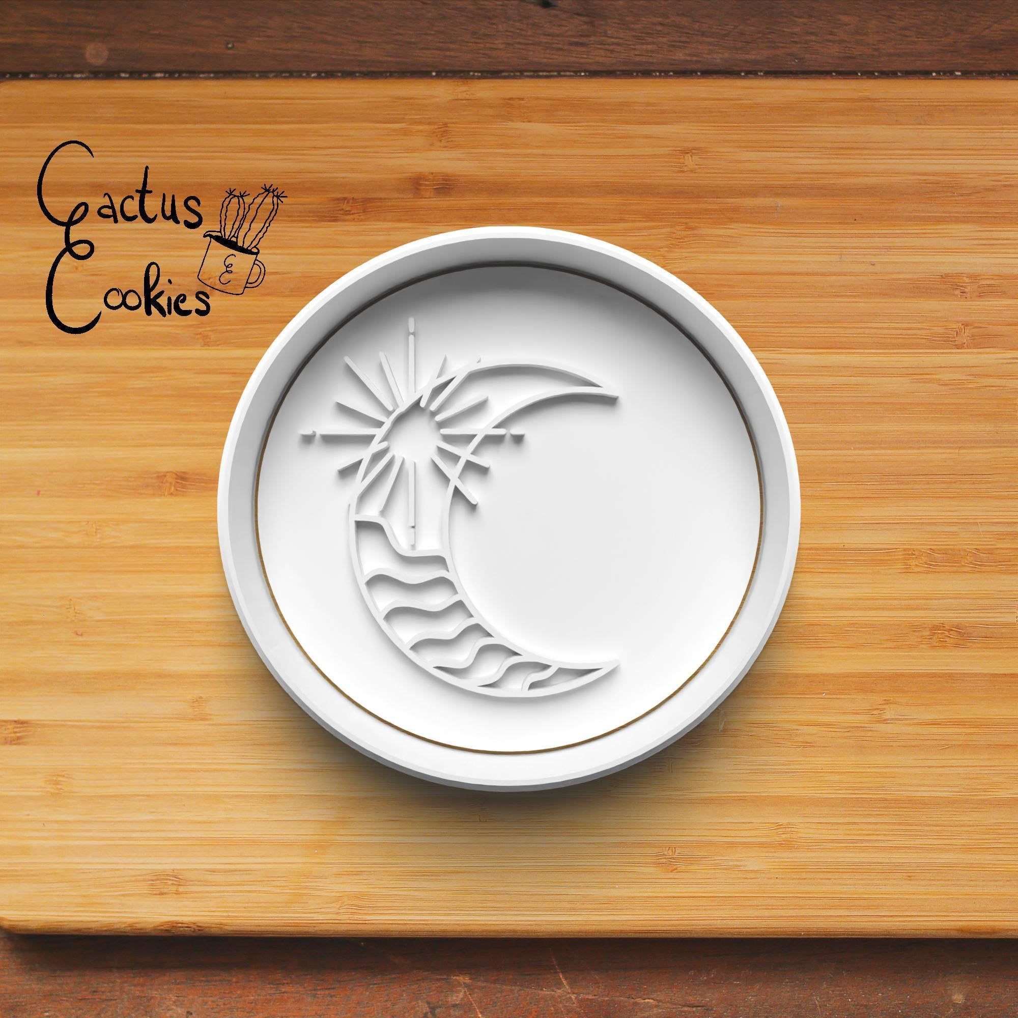 Moons Cookie Cutter Stl File for 3d Printer 0128 3D print model_2