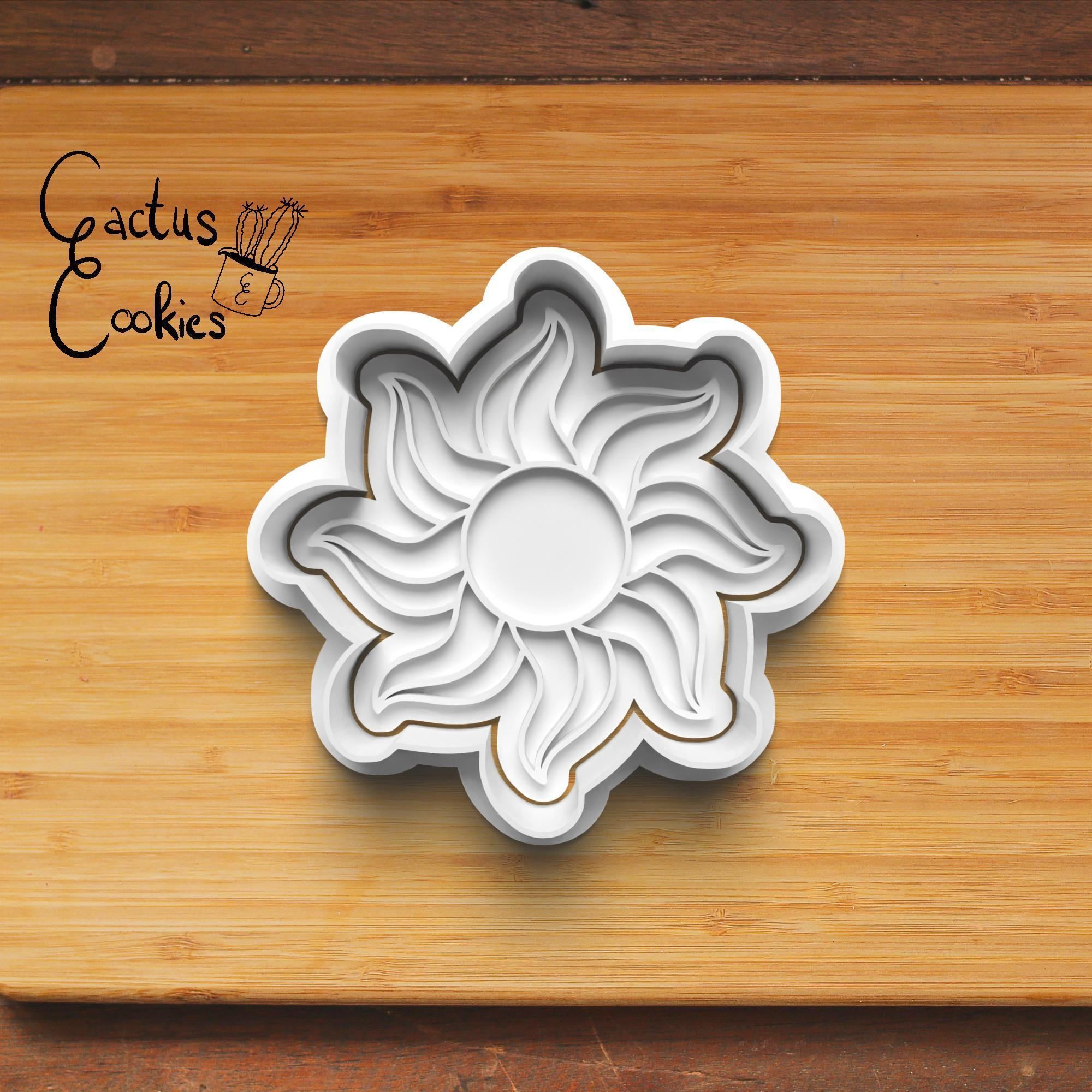 Moon Sun Cookie Cutter Stl File for 3d Printer 0339 3D print model_2