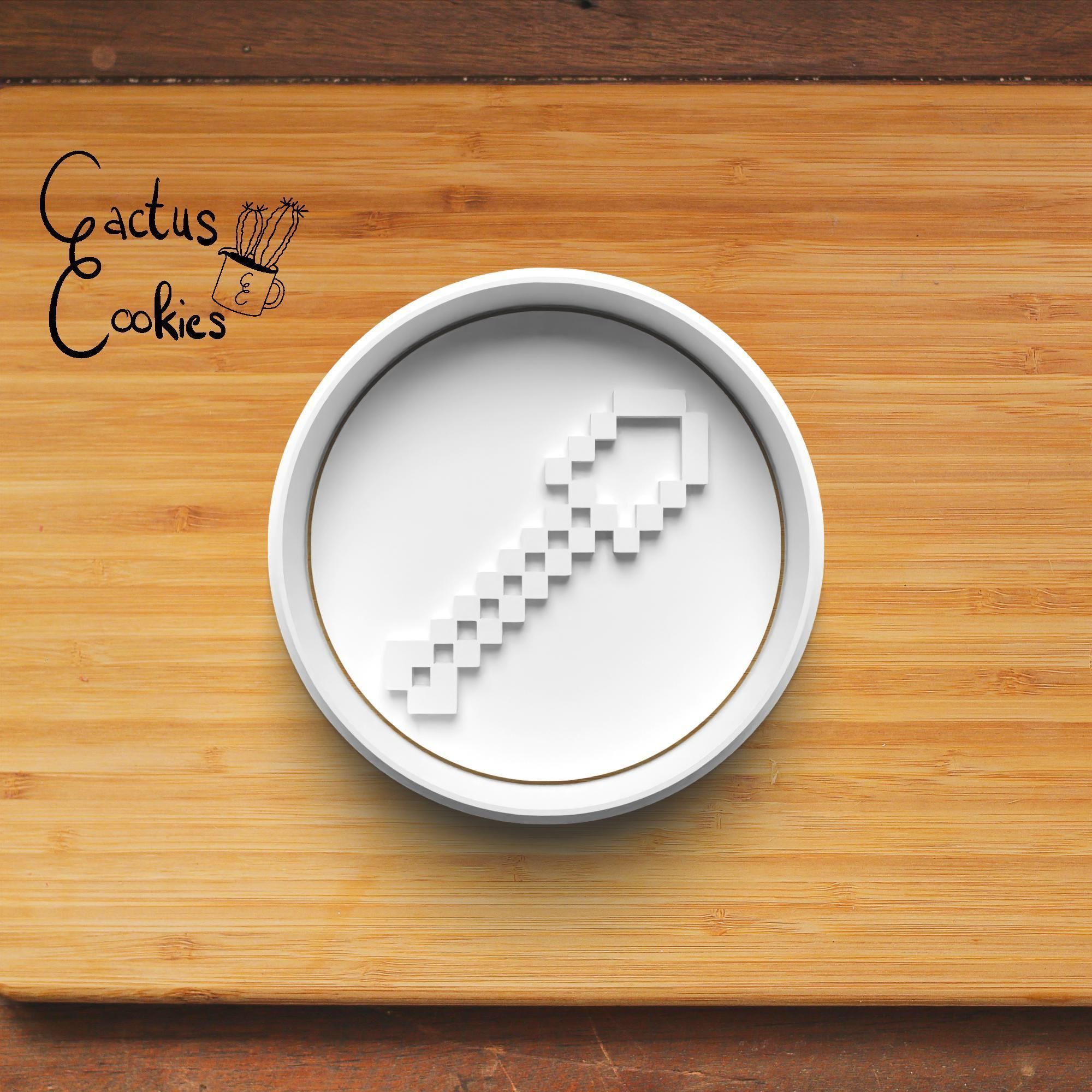 Minecraft Tools Cookie Cutter Stl File for 3d Printer 0315 3D print model_5