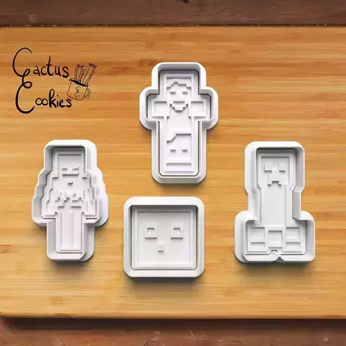 Minecraft Cookie Cutter Stl File for 3d Printer 0301 3D print model