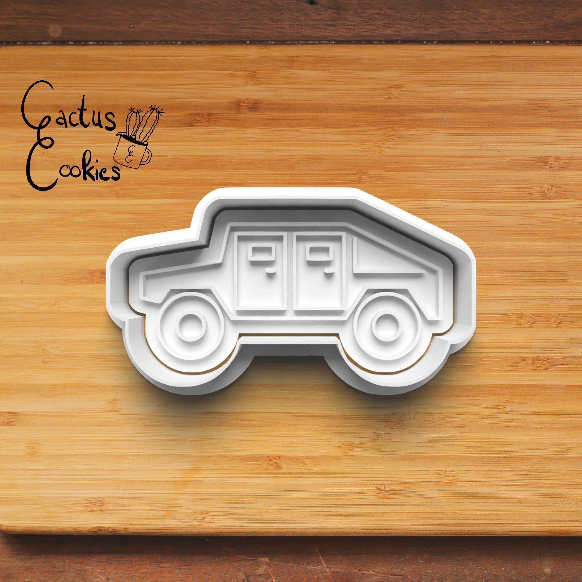 Military Vehicles Cookie Cutter Stl File for 3d Printer 0397 3D print model_3