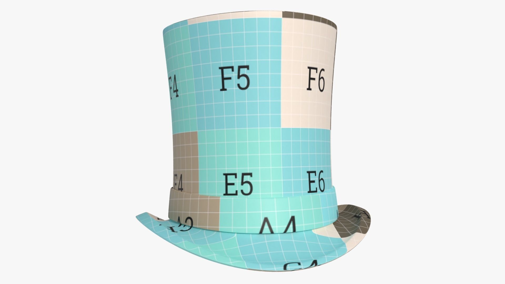 Top Hat - Clothes 3D model_3