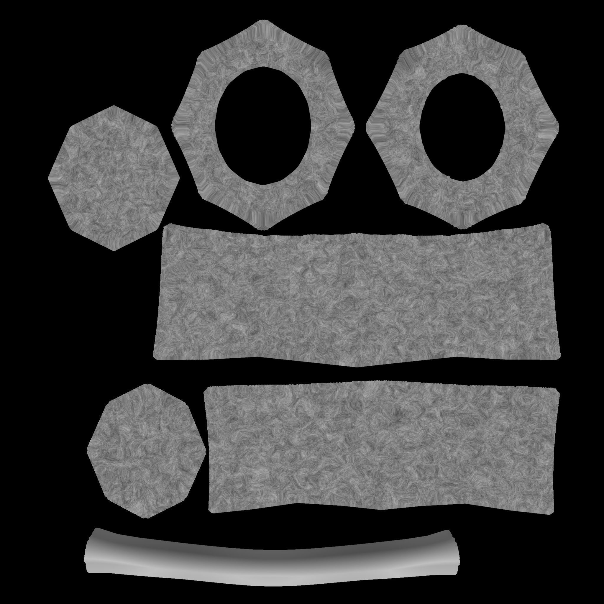 Top Hat - Clothes 3D model_8