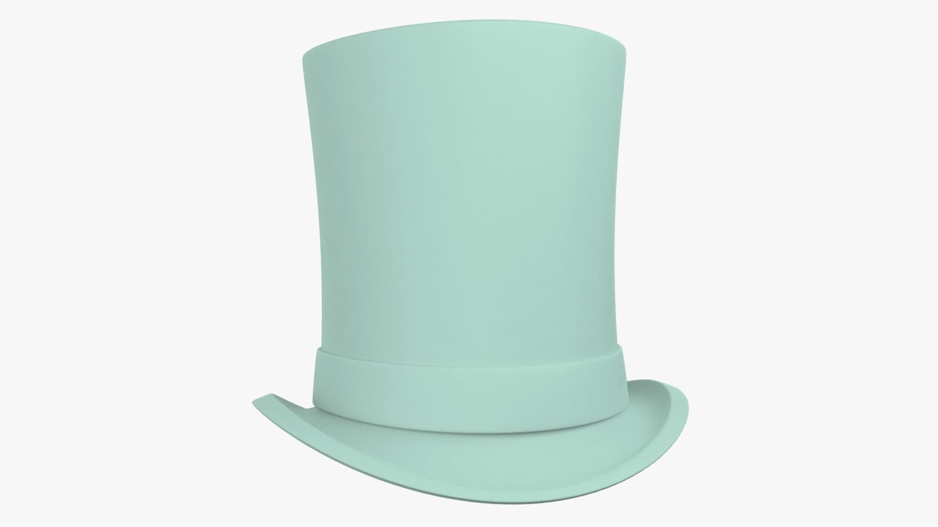 Top Hat - Clothes 3D model_1