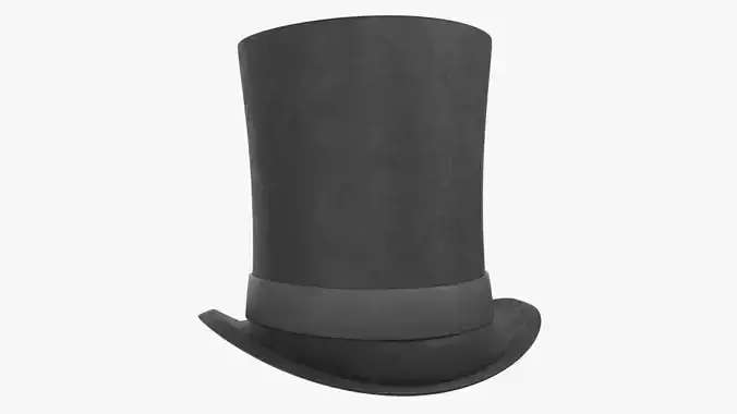 Top Hat - Clothes 3D model