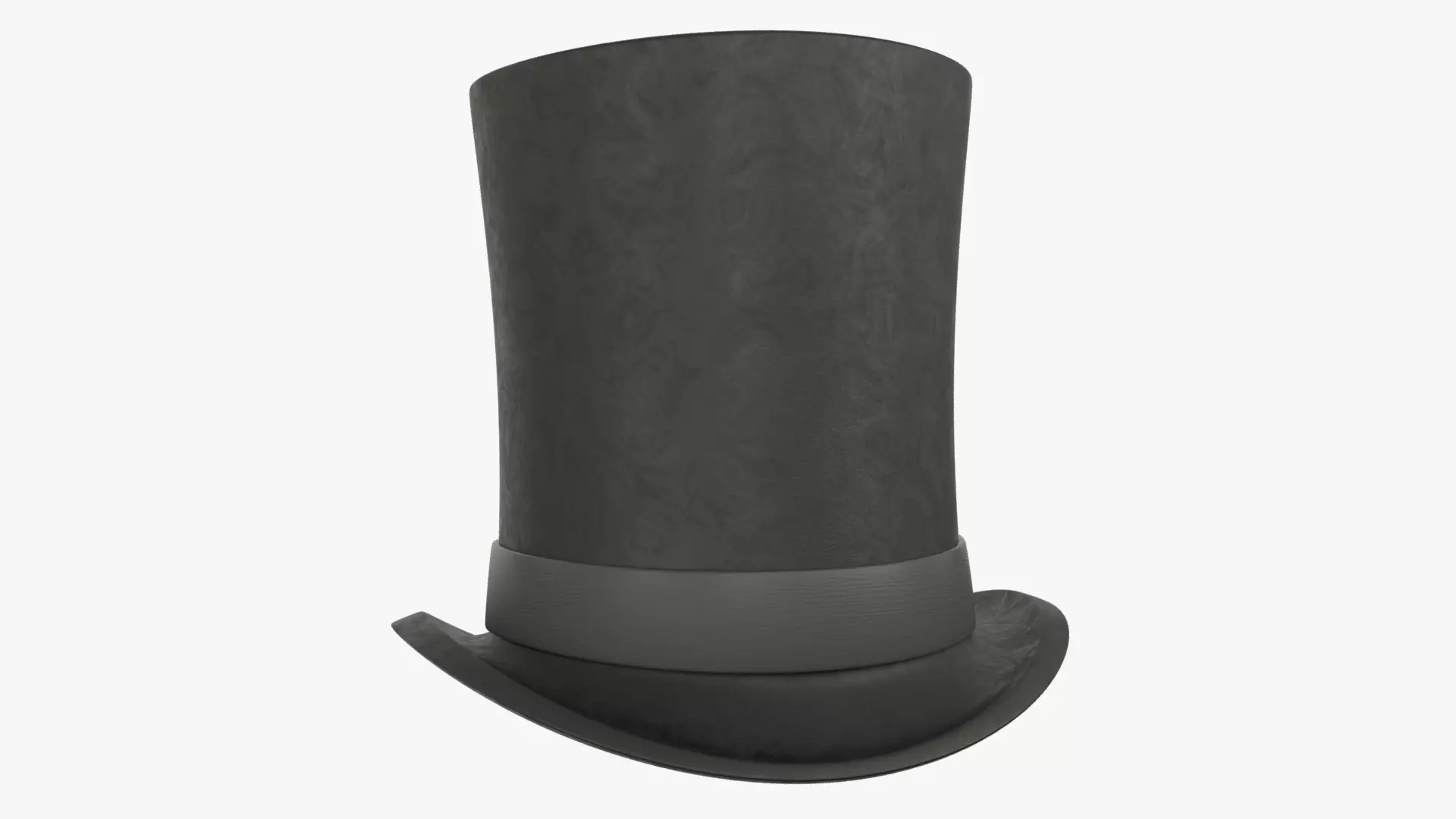 Top Hat - Clothes 3D model_0