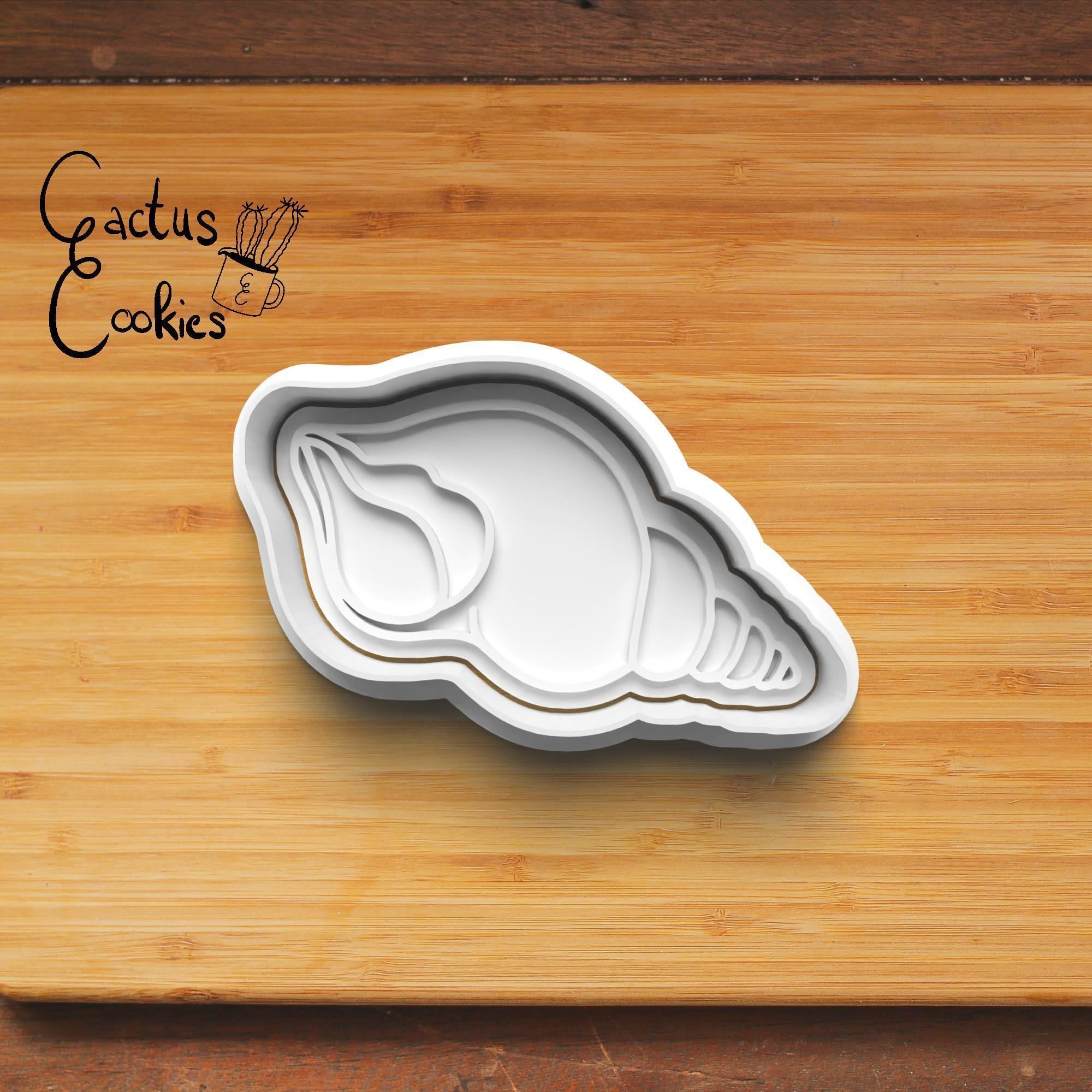 Sea Shells Cookie Cutter Stl File for 3d Printer 0246 3D print model_4