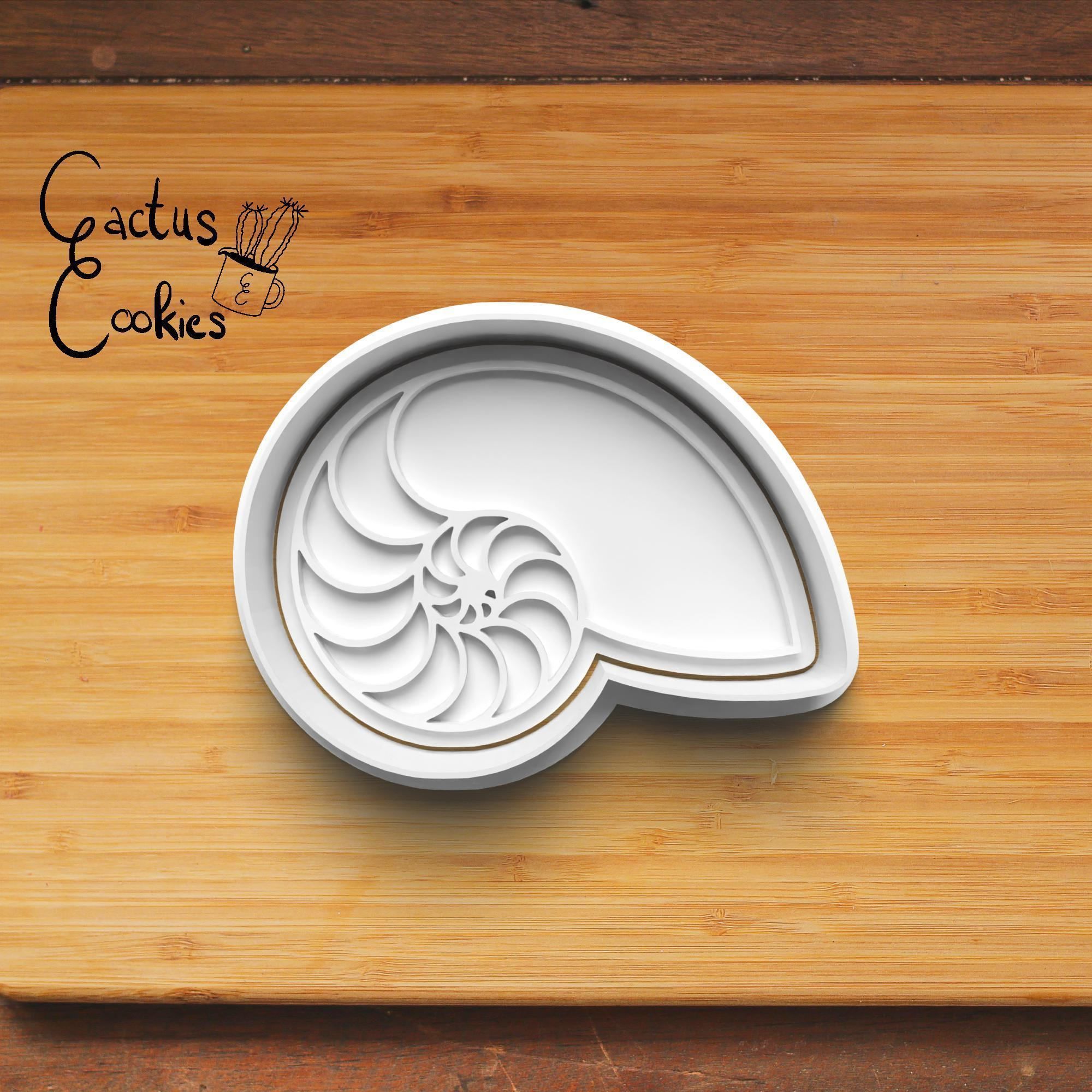 Sea Shells Cookie Cutter Stl File for 3d Printer 0246 3D print model_2