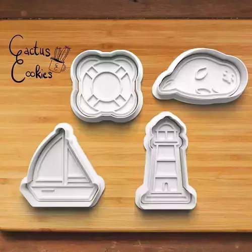 Sailing Cookie Cutter Stl File for 3d Printer 0327 3D print model Sailing Cookie Cutter Stl File for 3d Printer 0327 3D print model