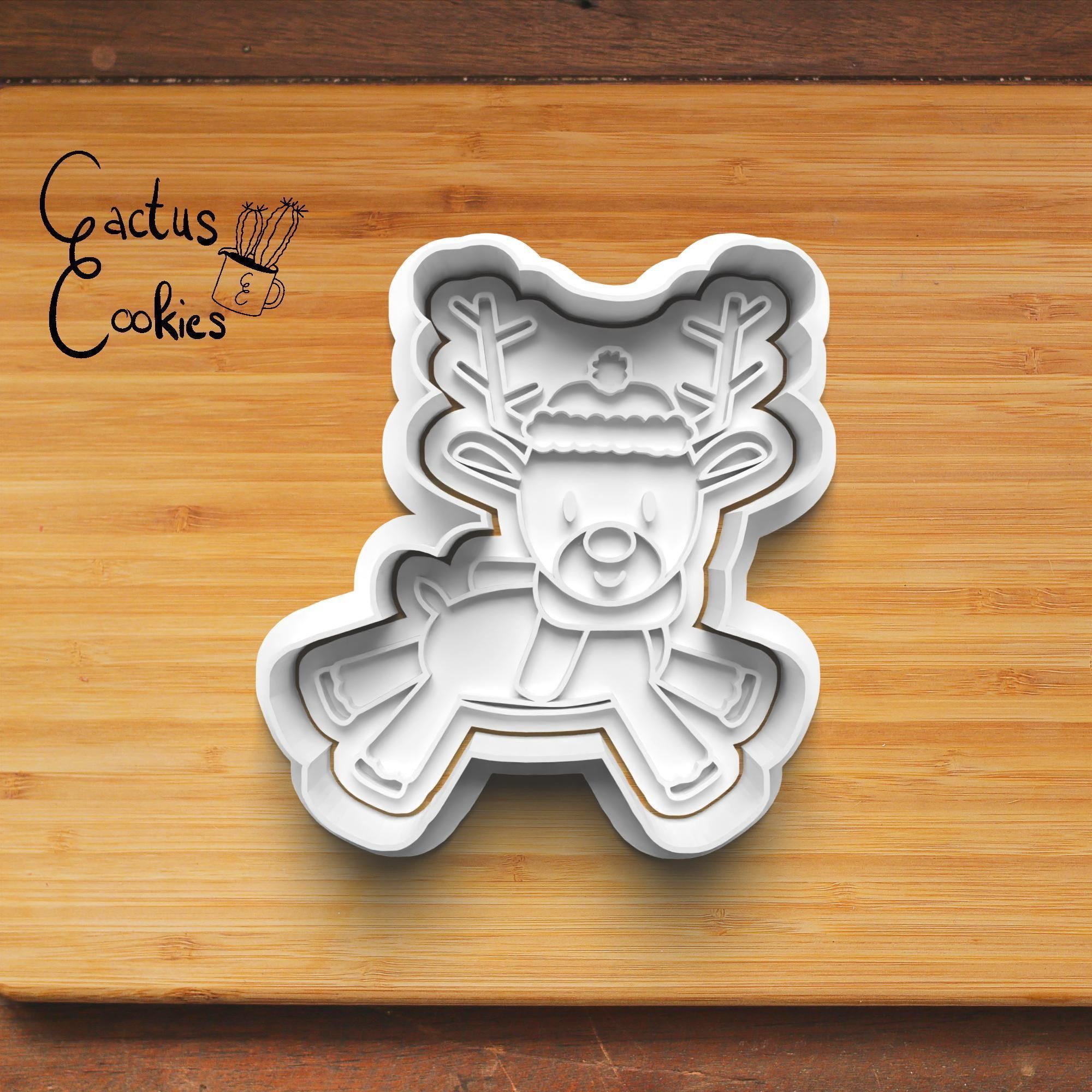 Rudolph Cookie Cutter Stl File for 3d Printer 0181 3D print model_4