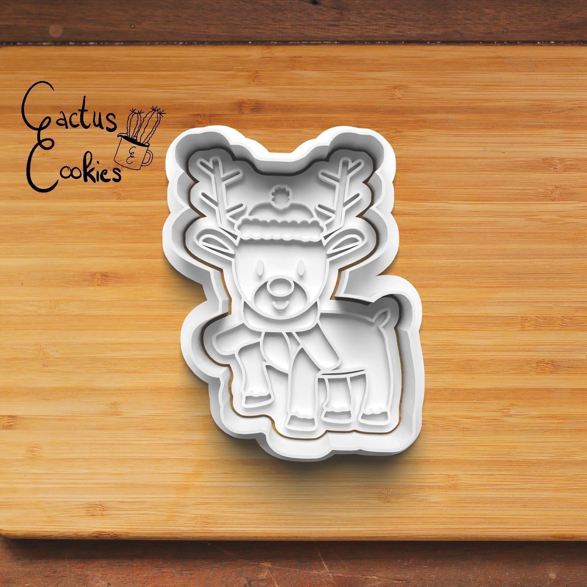 Rudolph Cookie Cutter Stl File for 3d Printer 0181 3D print model_2