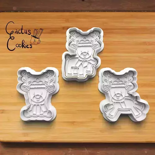 Rudolph Cookie Cutter Stl File for 3d Printer 0181 3D print model Rudolph Cookie Cutter Stl File for 3d Printer 0181 3D print model