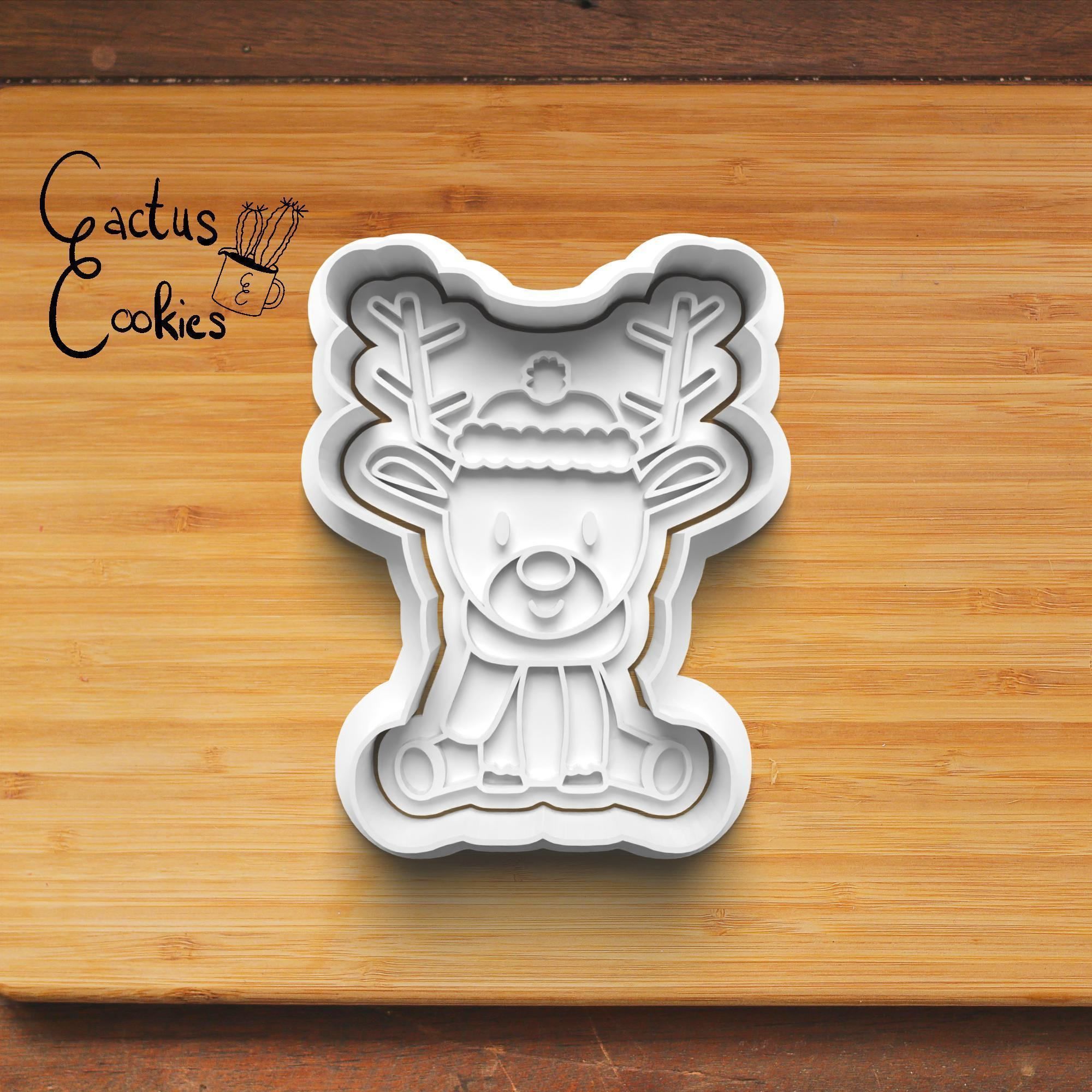 Rudolph Cookie Cutter Stl File for 3d Printer 0181 3D print model_3