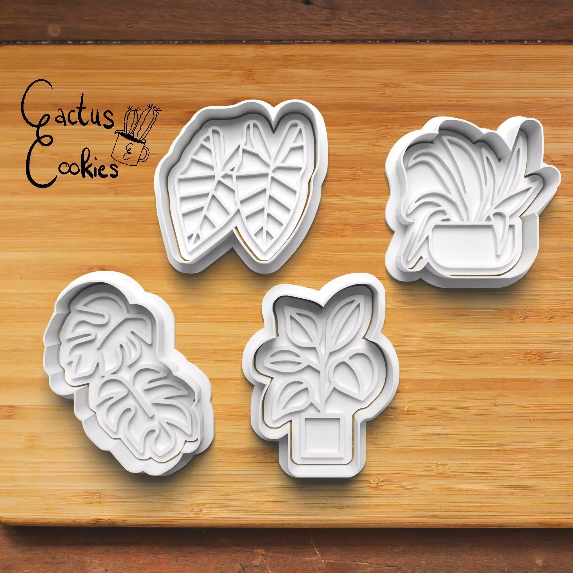 Room Plants Cookie Cutter Stl File for 3d Printer 0332 3D print model_0