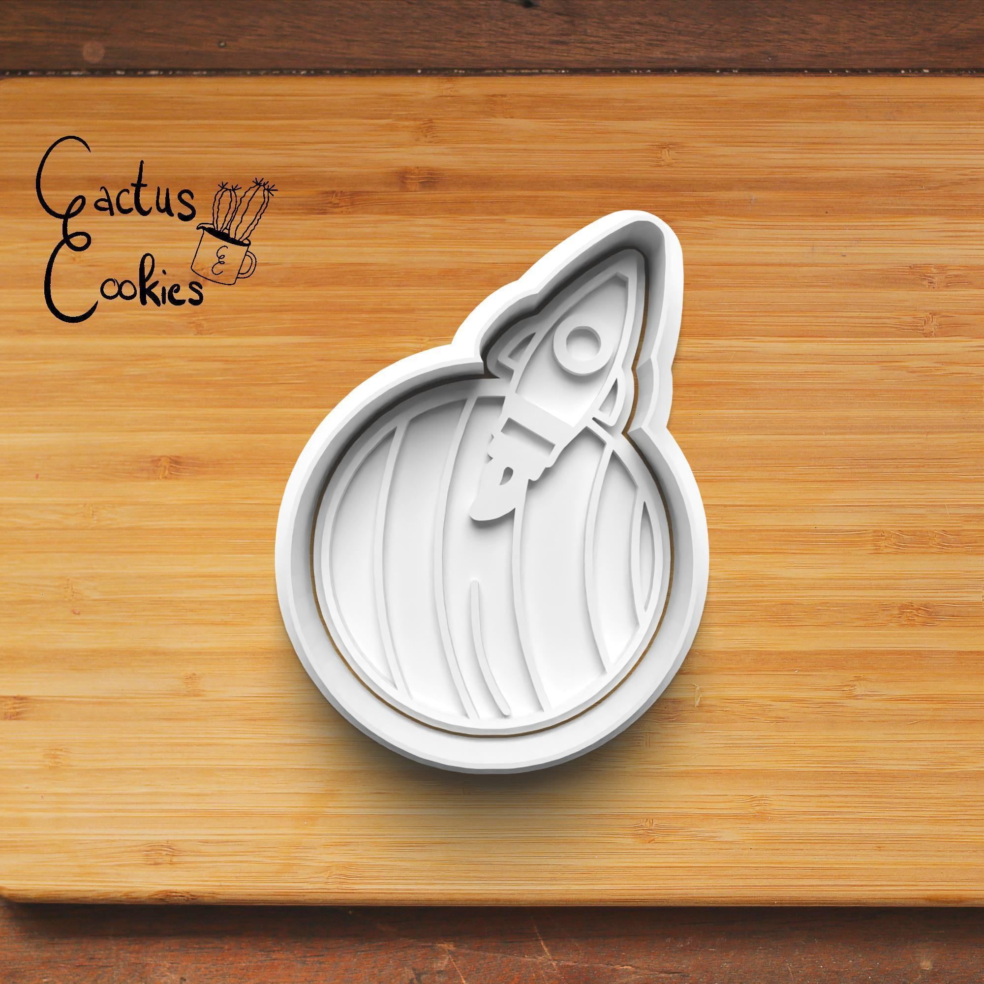 Rocked Cookie Cutter Stl File for 3d Printer 0187 3D print model_3