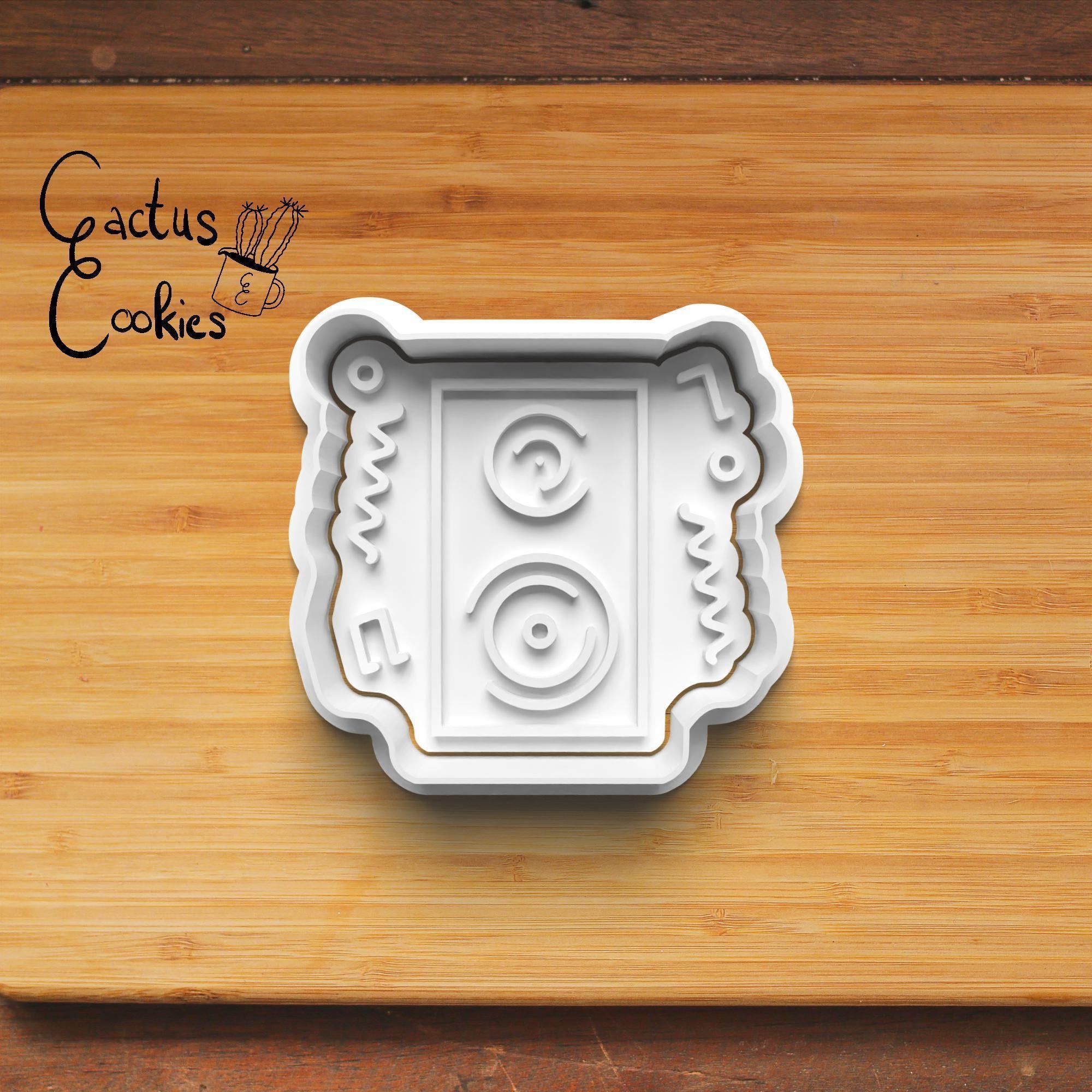 Rock Music Cookie Cutter Stl File for 3d Printer 0405 3D print model_5