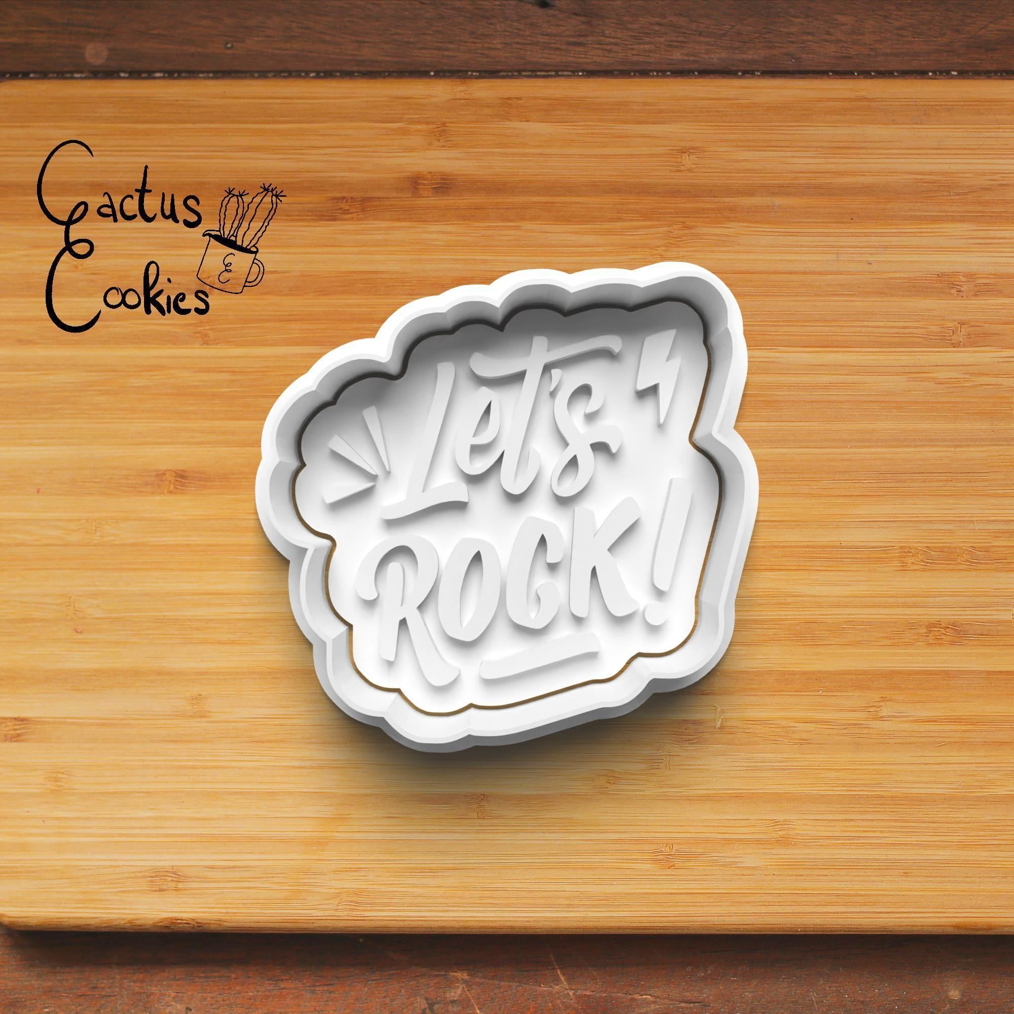 Rock Music Cookie Cutter Stl File for 3d Printer 0405 3D print model_4