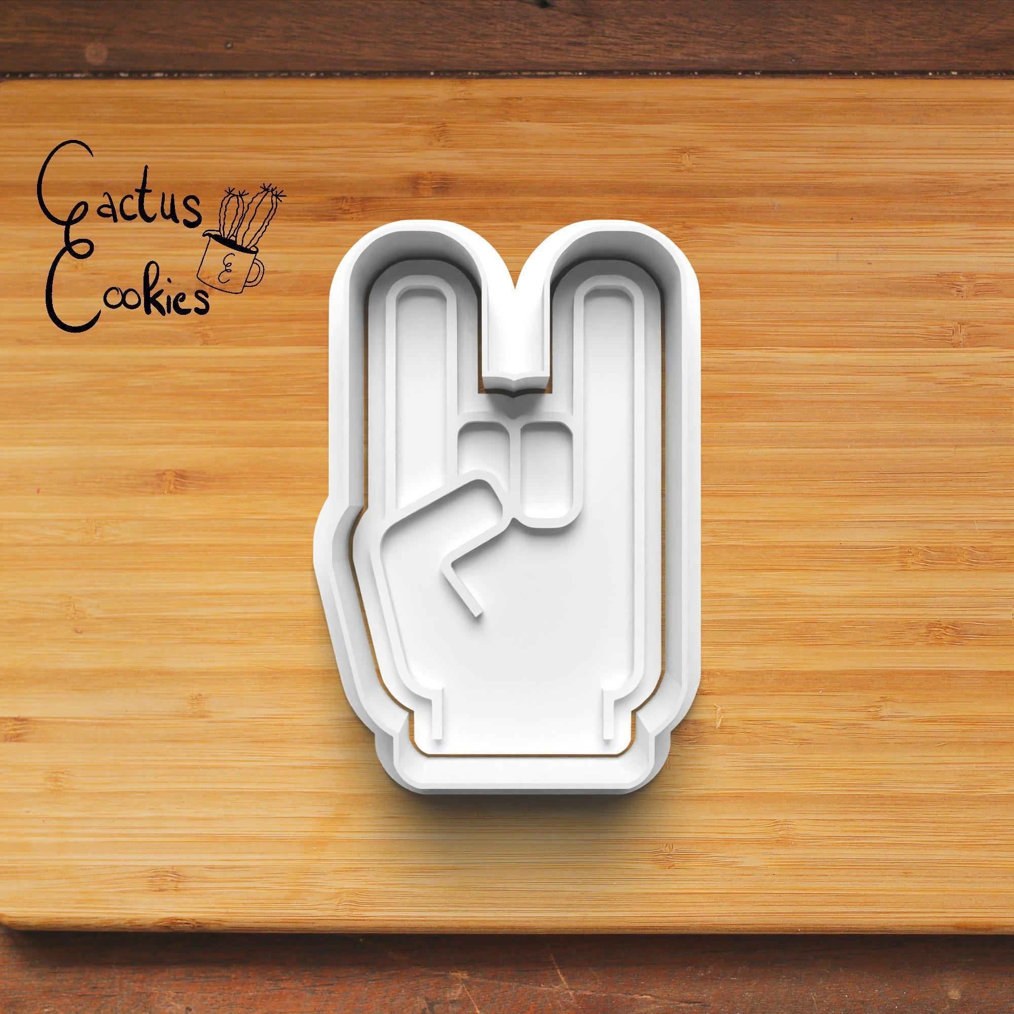 Rock Music Cookie Cutter Stl File for 3d Printer 0405 3D print model_3