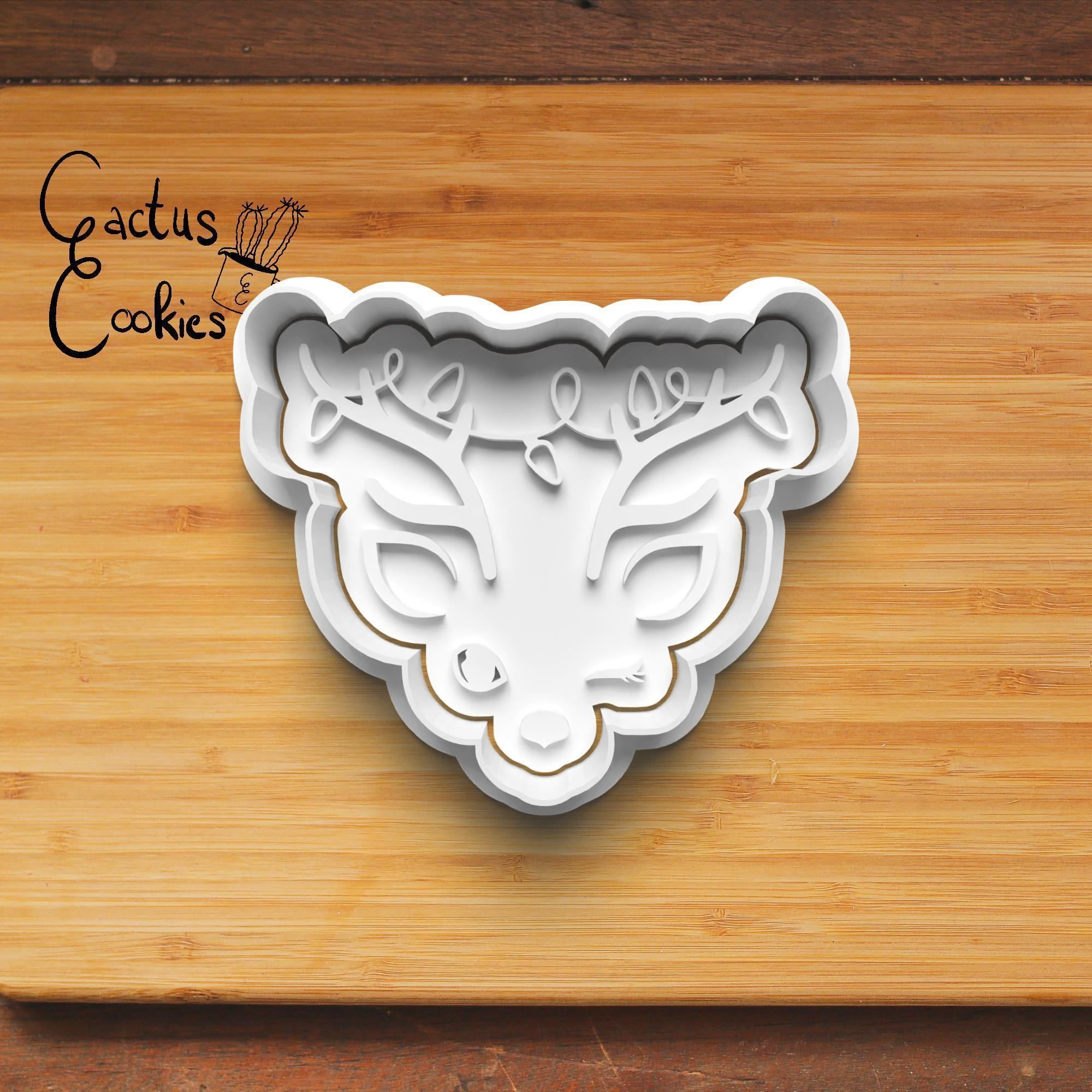 Reindeer Cookie Cutter Stl File for 3d Printer 0180 3D print model_4