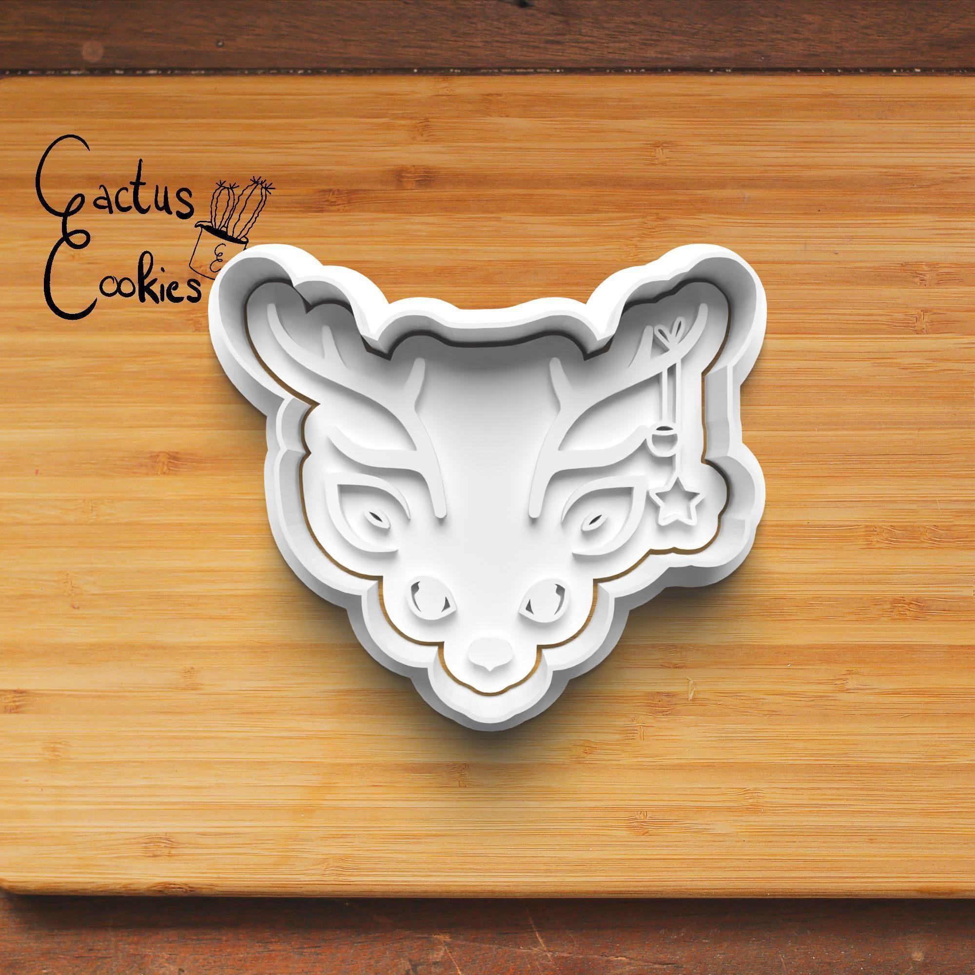 Reindeer Cookie Cutter Stl File for 3d Printer 0180 3D print model_3