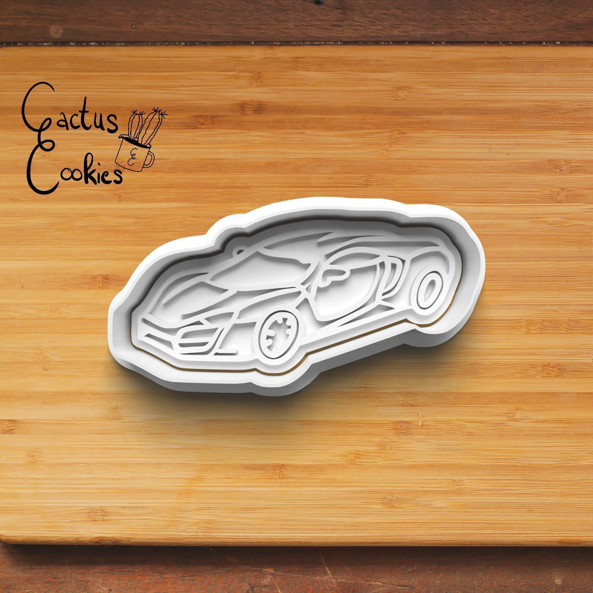 Racing Cars Cookie Cutter Stl File for 3d Printer 0420 3D print model_2