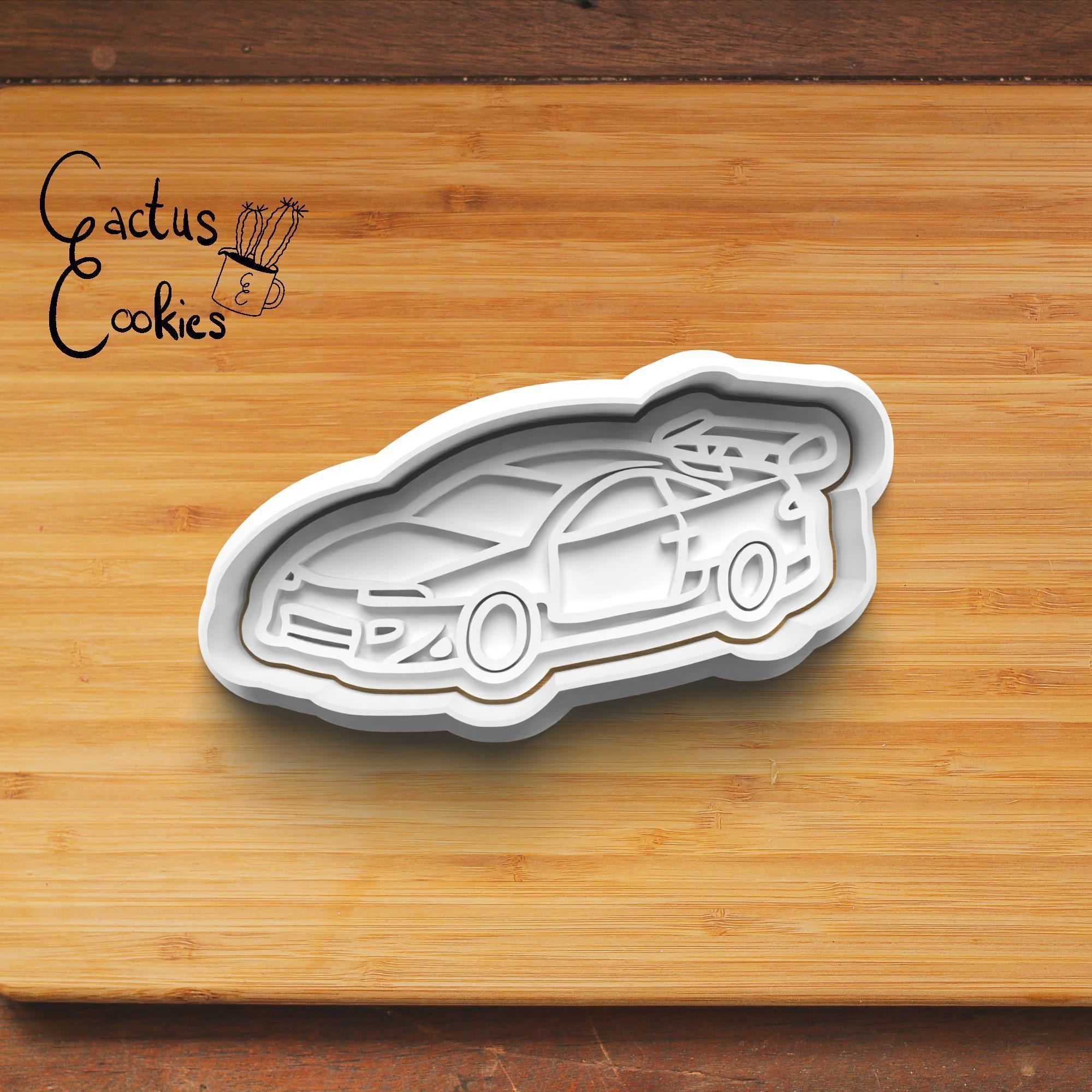 Racing Cars Cookie Cutter Stl File for 3d Printer 0420 3D print model_5