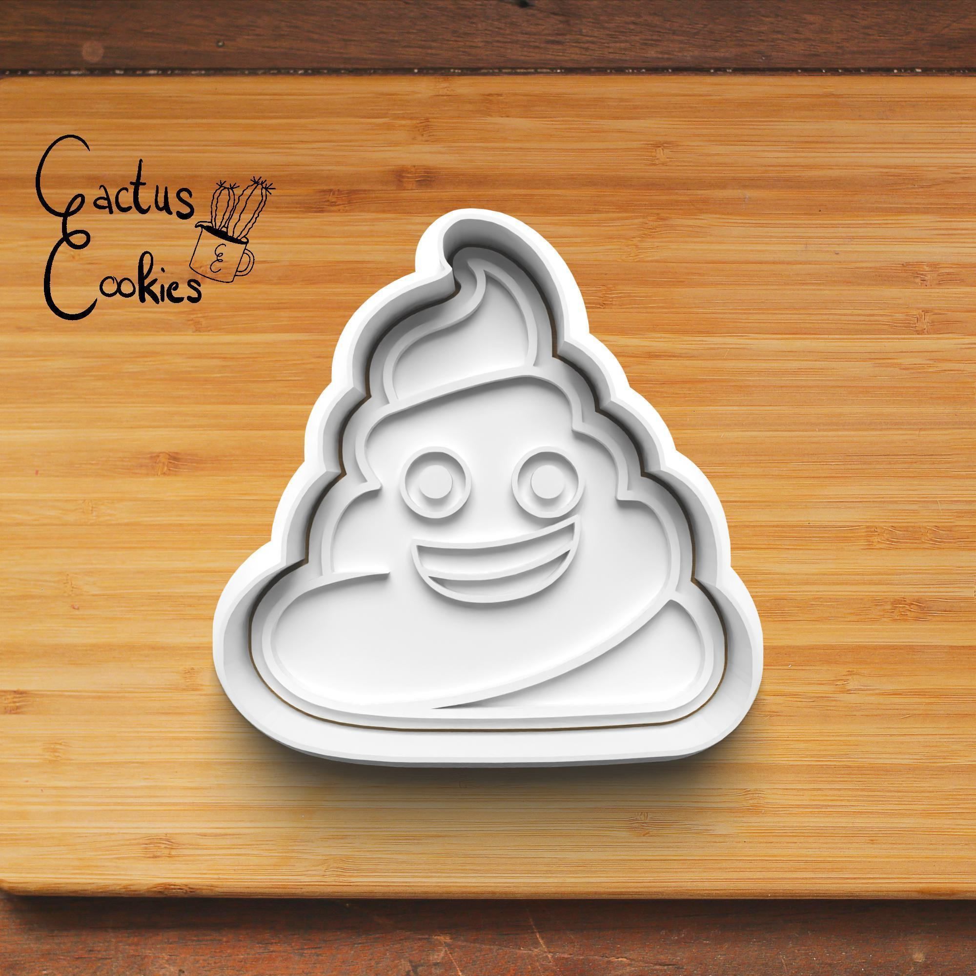 Poop Cookie Cutter Stl File for 3d Printer 0196 3D print model_4