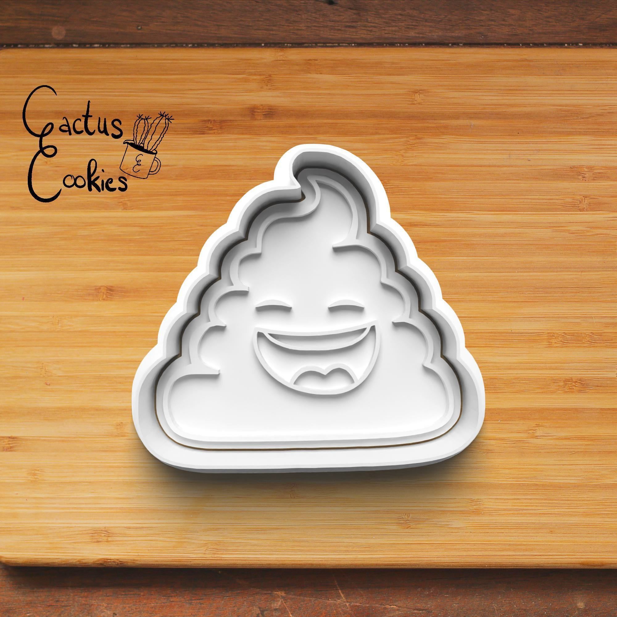 Poop Cookie Cutter Stl File for 3d Printer 0196 3D print model_2