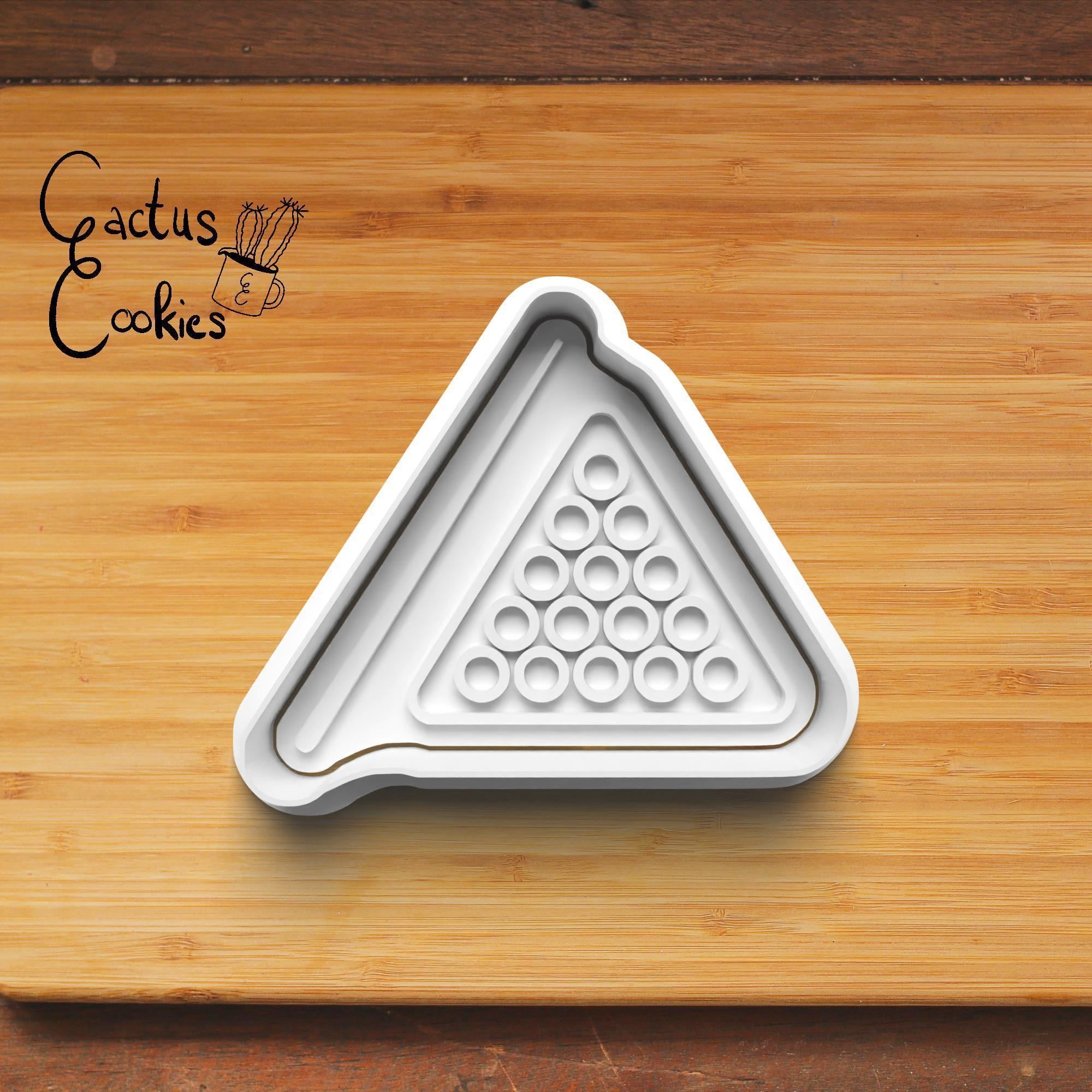 Pool Billard Cookie Cutter Stl File for 3d Printer 0373 3D print model_5