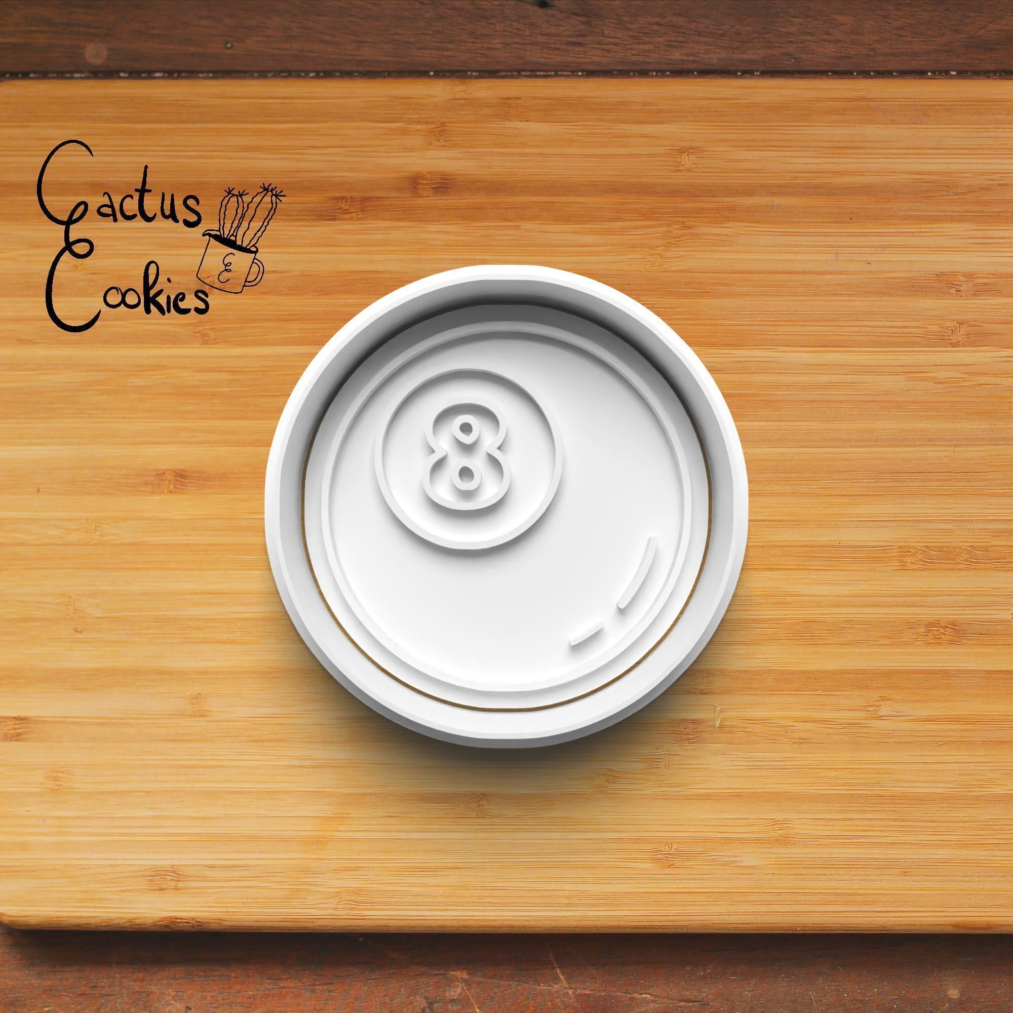 Pool Billard Cookie Cutter Stl File for 3d Printer 0373 3D print model_2