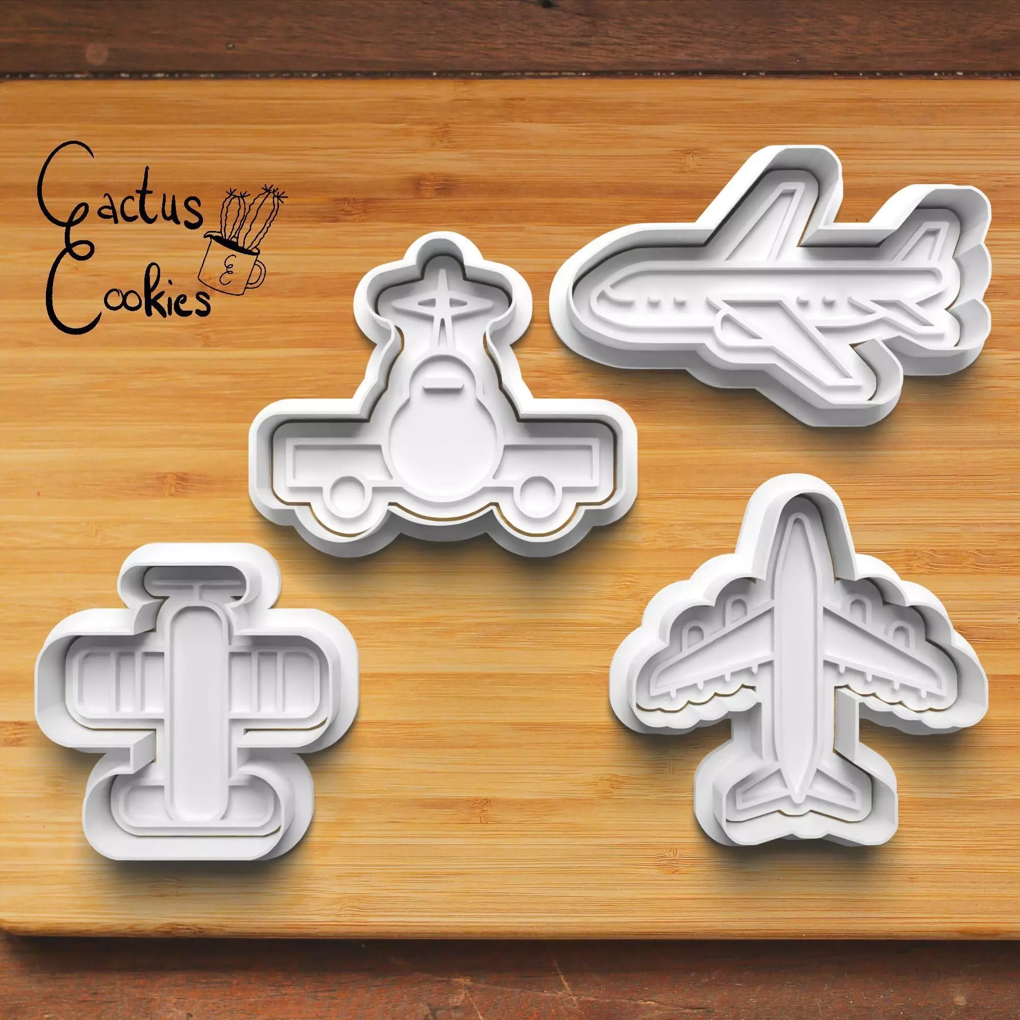 Planes Cookie Cutter Stl File for 3d Printer 0398 3D print model_0